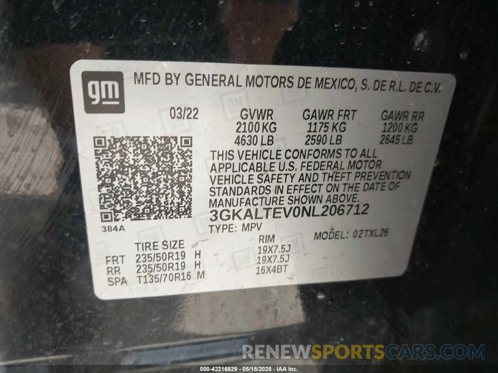 9 Photograph of a damaged car 3GKALTEV0NL206712 GMC TERRAIN 2022
