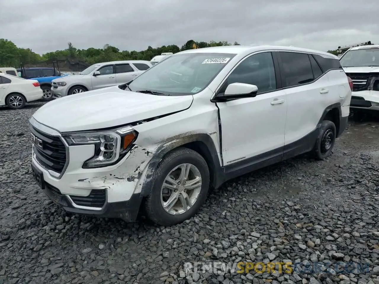 1 Photograph of a damaged car 3GKALTEV1NL234843 GMC TERRAIN 2022