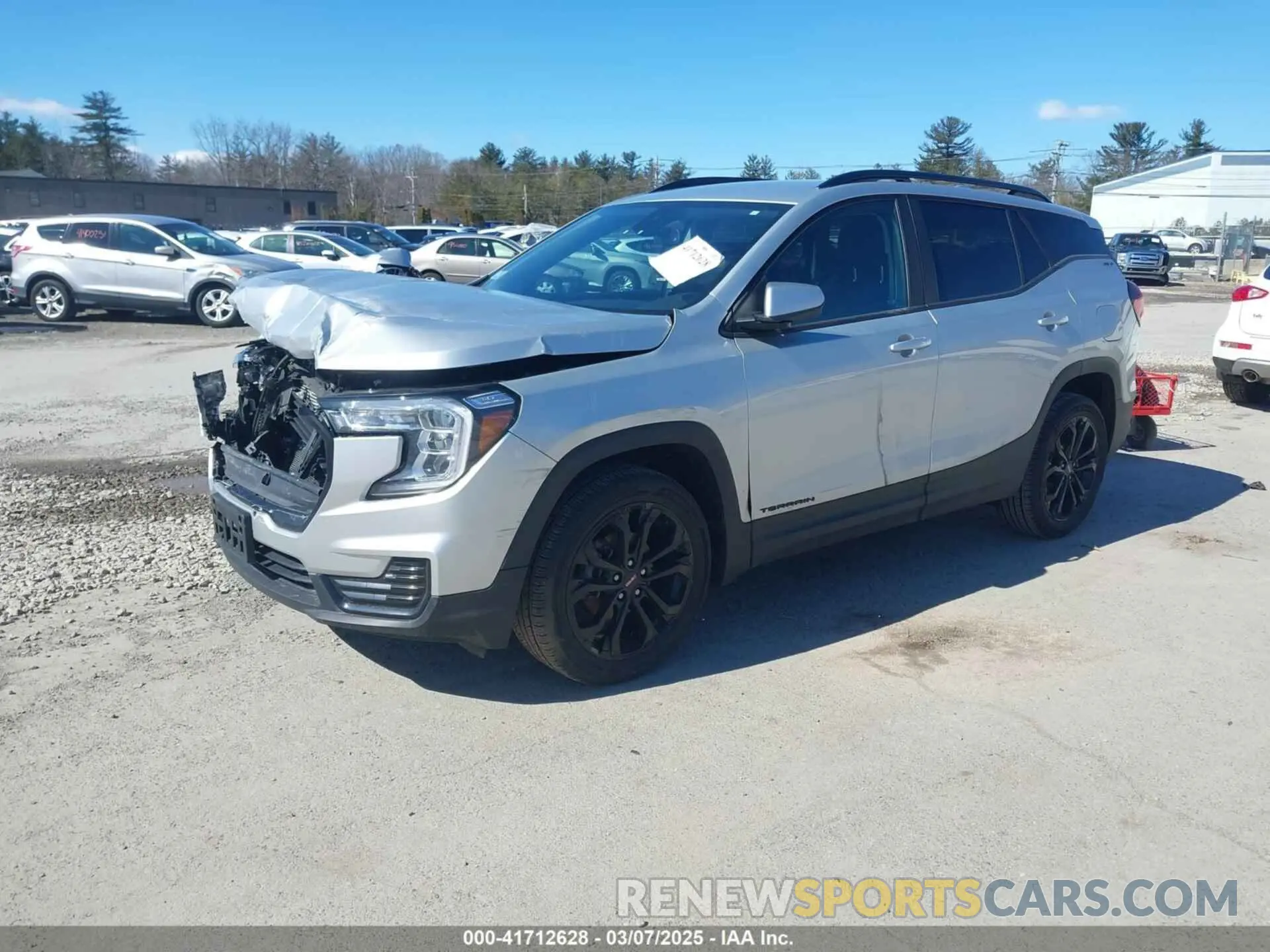 2 Photograph of a damaged car 3GKALTEV1NL261718 GMC TERRAIN 2022