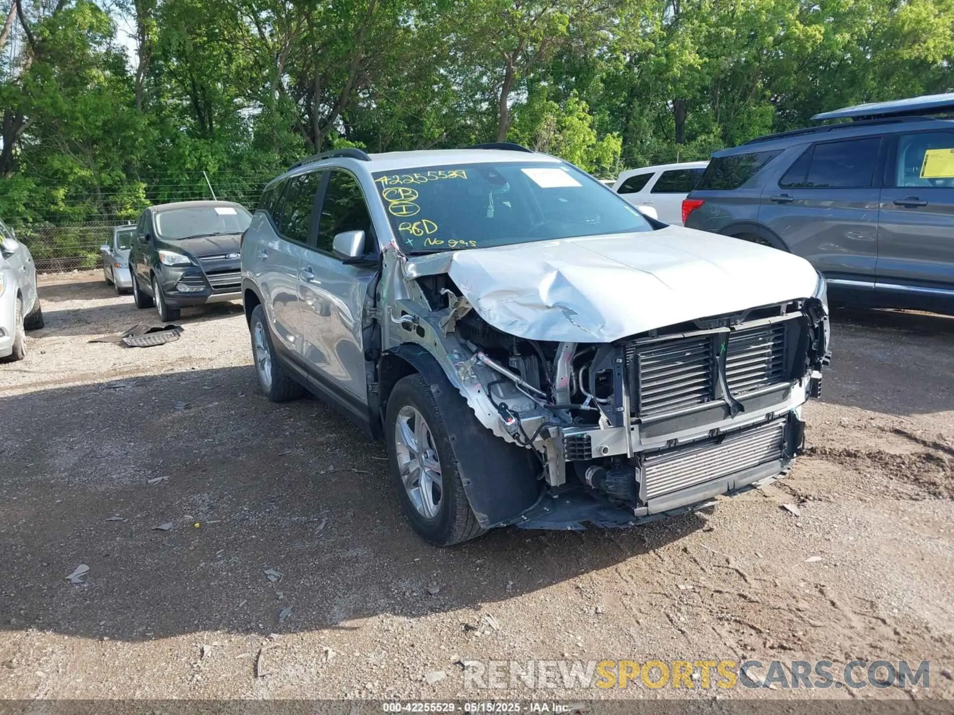 1 Photograph of a damaged car 3GKALTEV2NL248606 GMC TERRAIN 2022