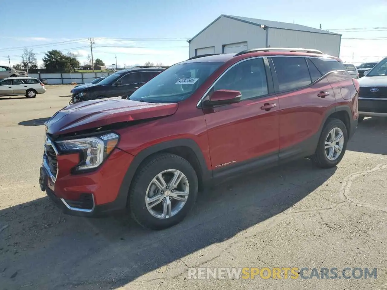 1 Photograph of a damaged car 3GKALTEV3NL177061 GMC TERRAIN 2022
