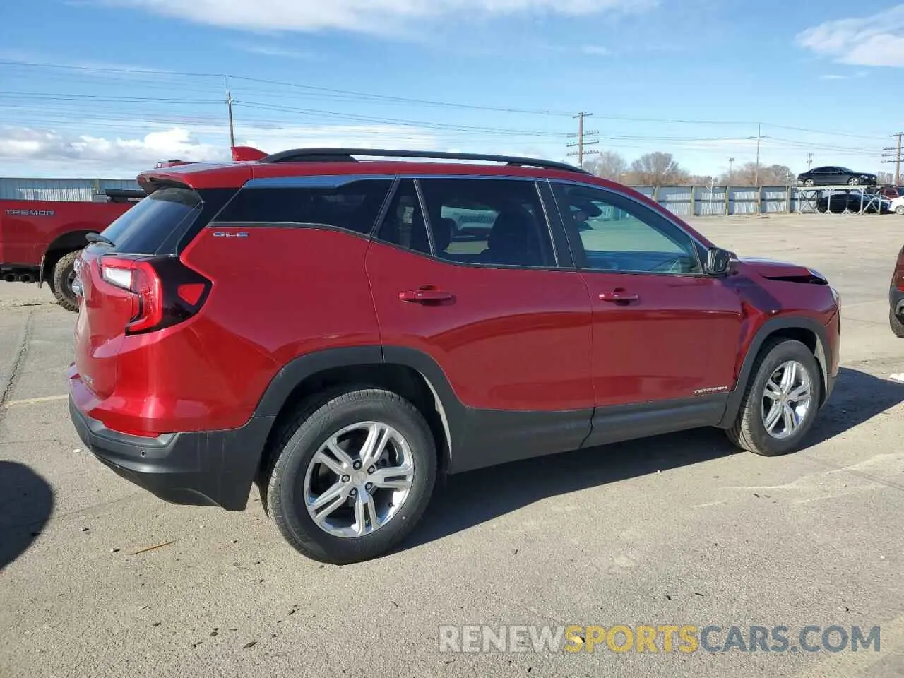 3 Photograph of a damaged car 3GKALTEV3NL177061 GMC TERRAIN 2022