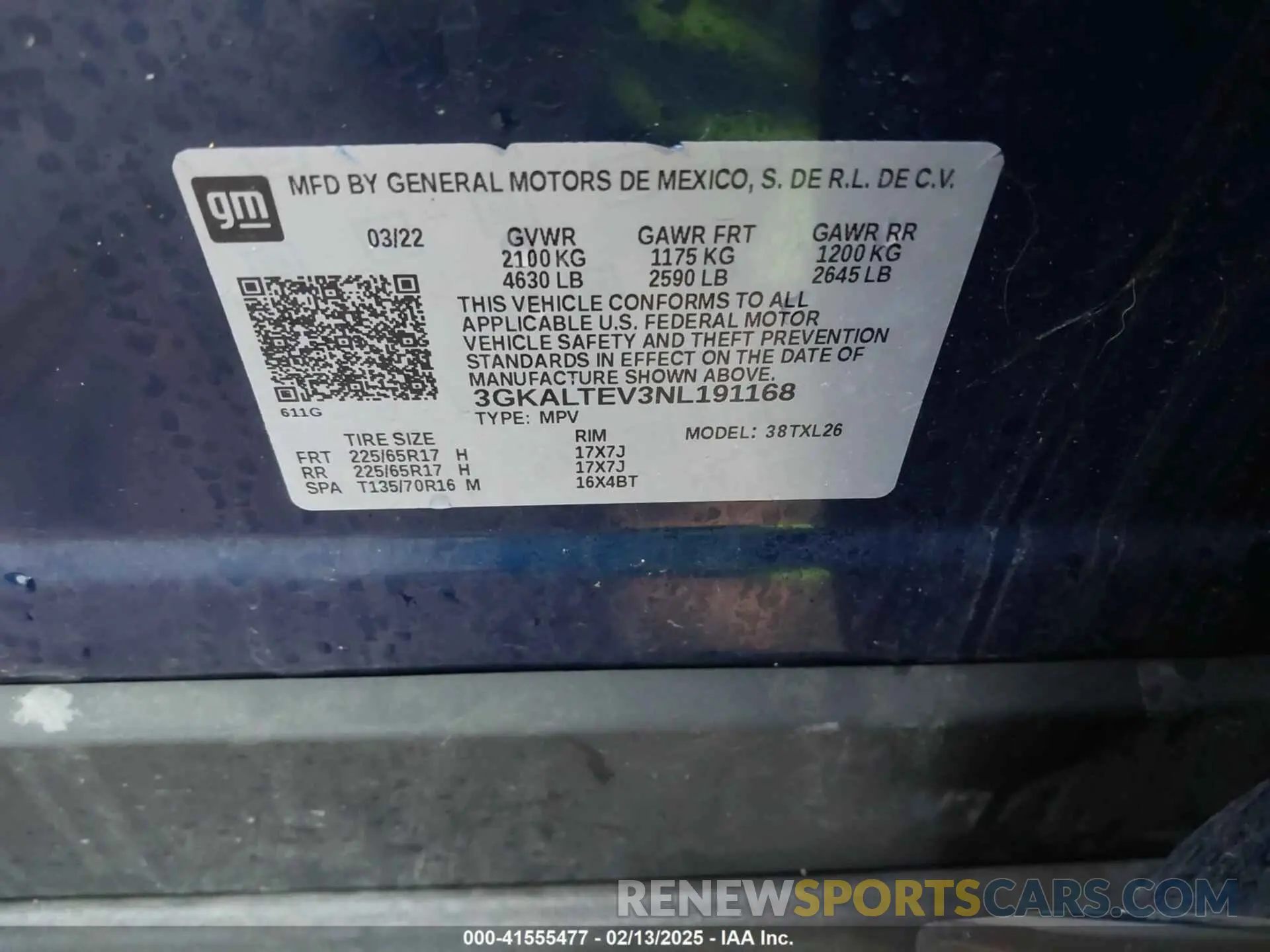 9 Photograph of a damaged car 3GKALTEV3NL191168 GMC TERRAIN 2022