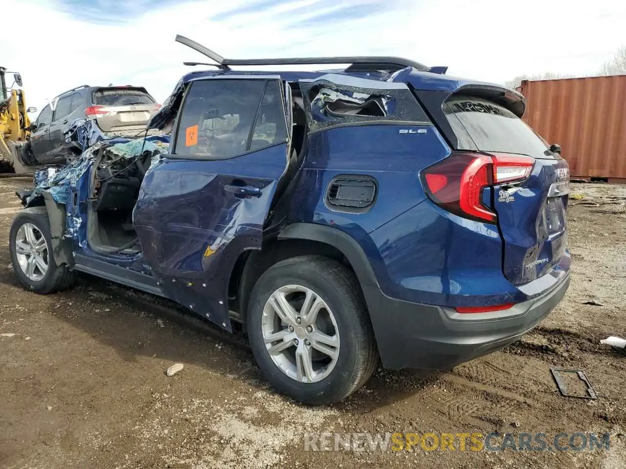 2 Photograph of a damaged car 3GKALTEV4NL226669 GMC TERRAIN 2022
