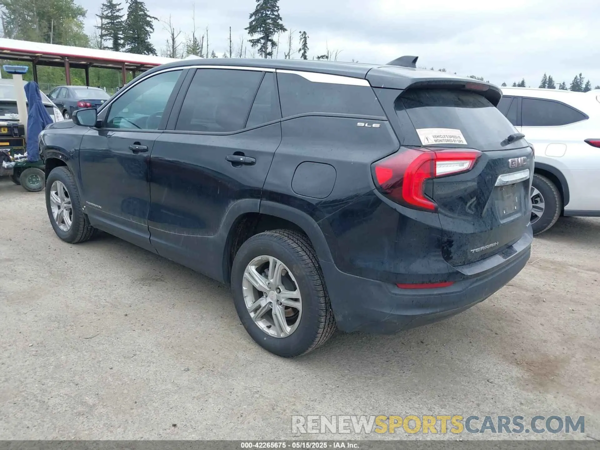 3 Photograph of a damaged car 3GKALTEV6NL167902 GMC TERRAIN 2022