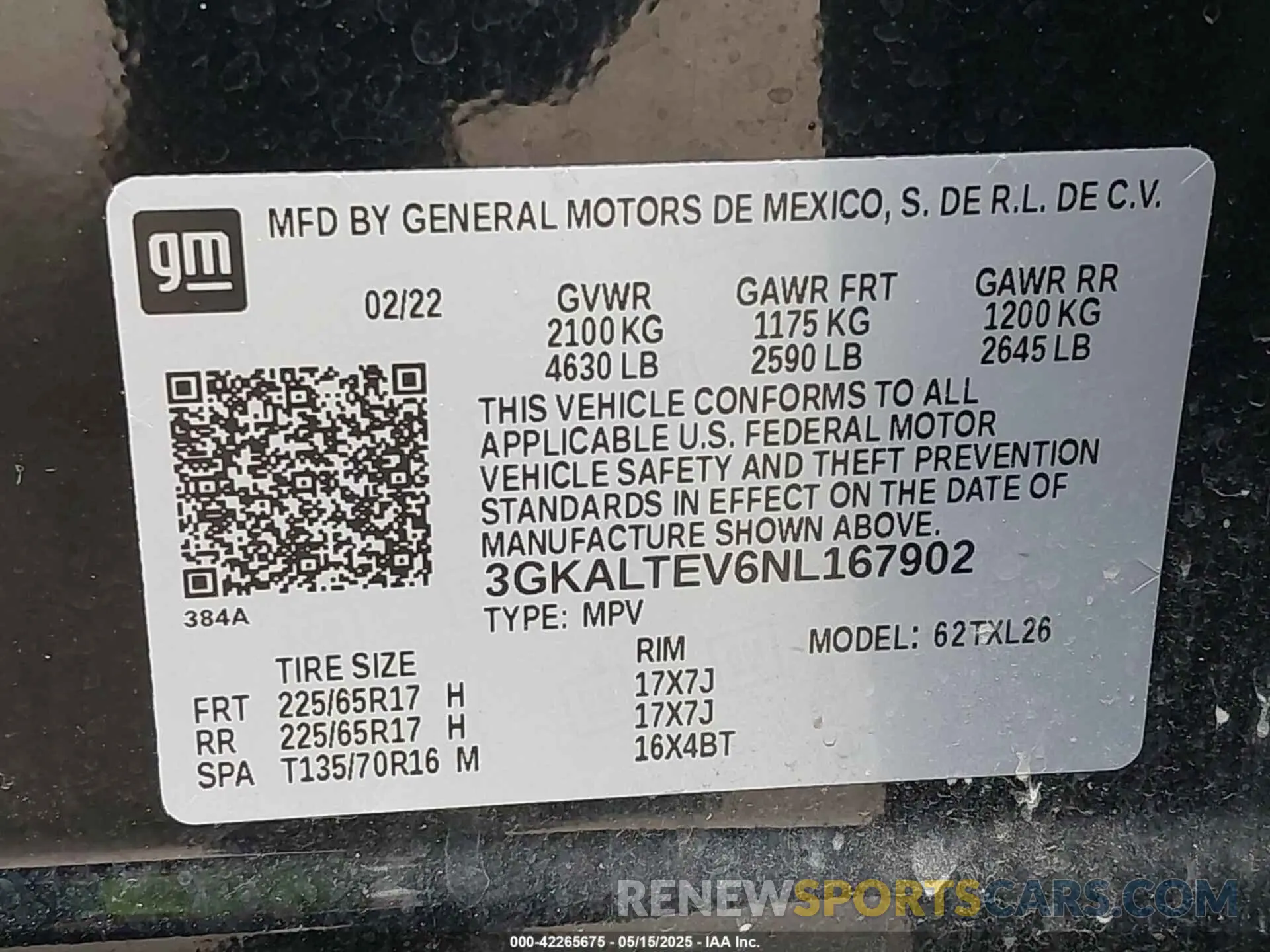 9 Photograph of a damaged car 3GKALTEV6NL167902 GMC TERRAIN 2022
