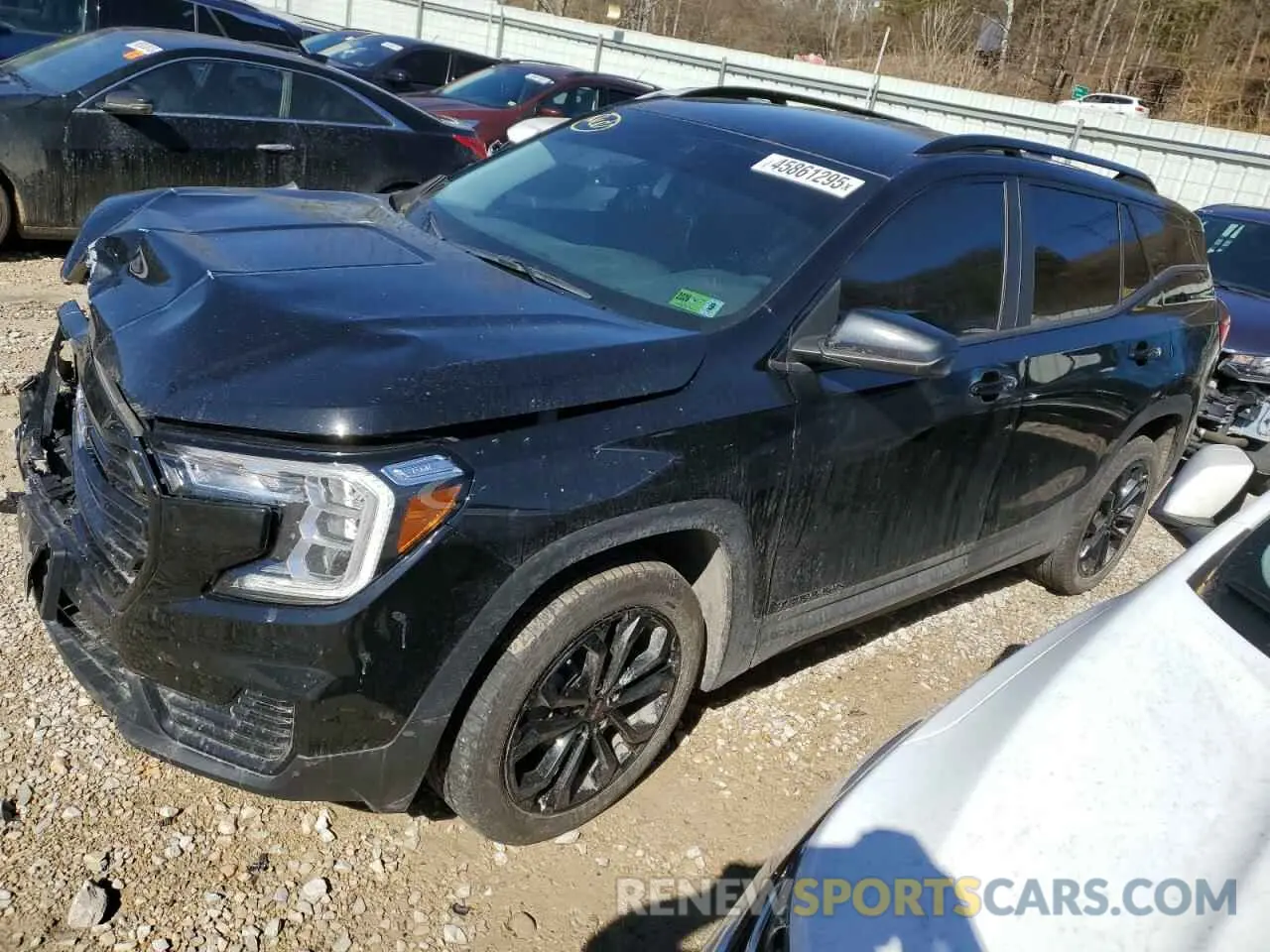 1 Photograph of a damaged car 3GKALTEV6NL174316 GMC TERRAIN 2022