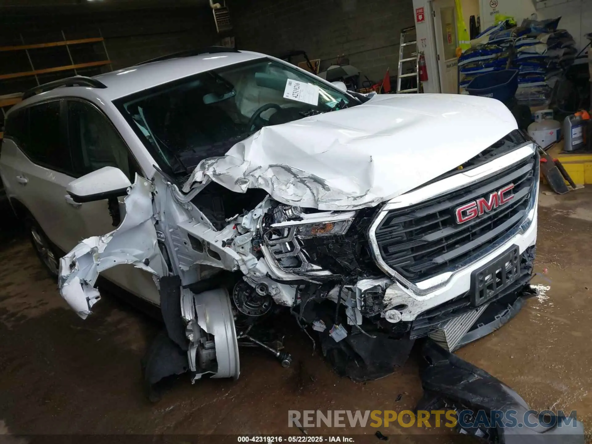 1 Photograph of a damaged car 3GKALTEV7NL114058 GMC TERRAIN 2022