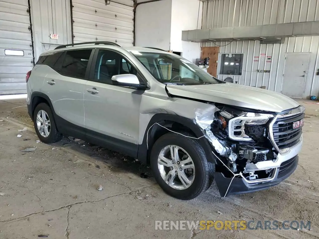 4 Photograph of a damaged car 3GKALTEV8NL114182 GMC TERRAIN 2022