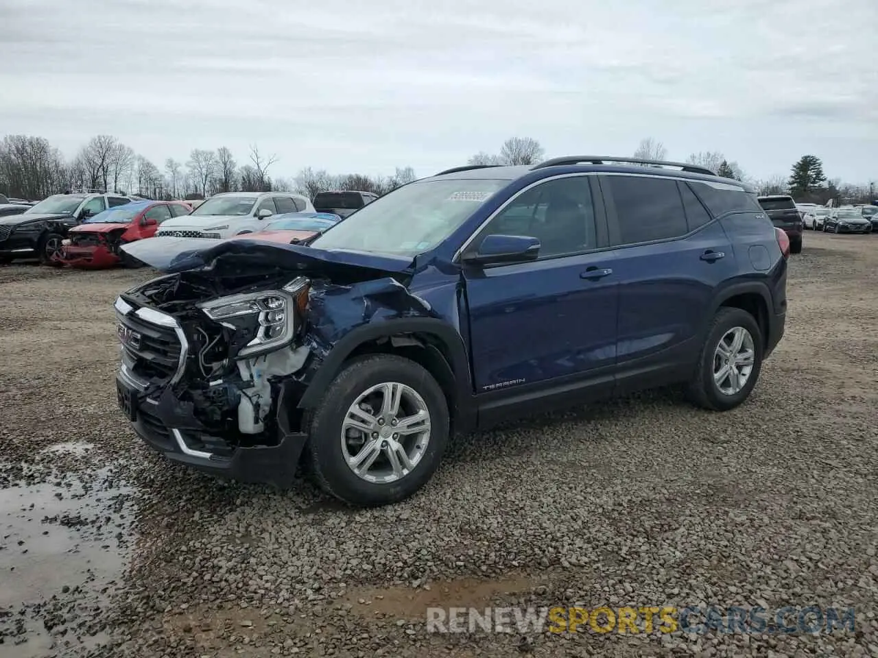 1 Photograph of a damaged car 3GKALTEV8NL115624 GMC TERRAIN 2022
