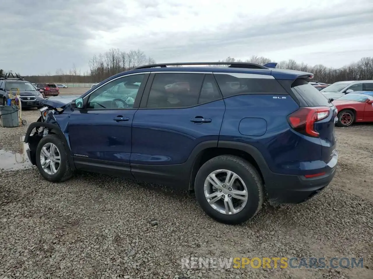 2 Photograph of a damaged car 3GKALTEV8NL115624 GMC TERRAIN 2022