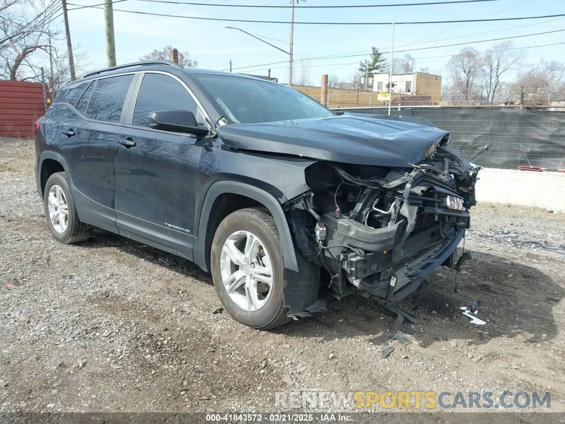 1 Photograph of a damaged car 3GKALTEV8NL128910 GMC TERRAIN 2022