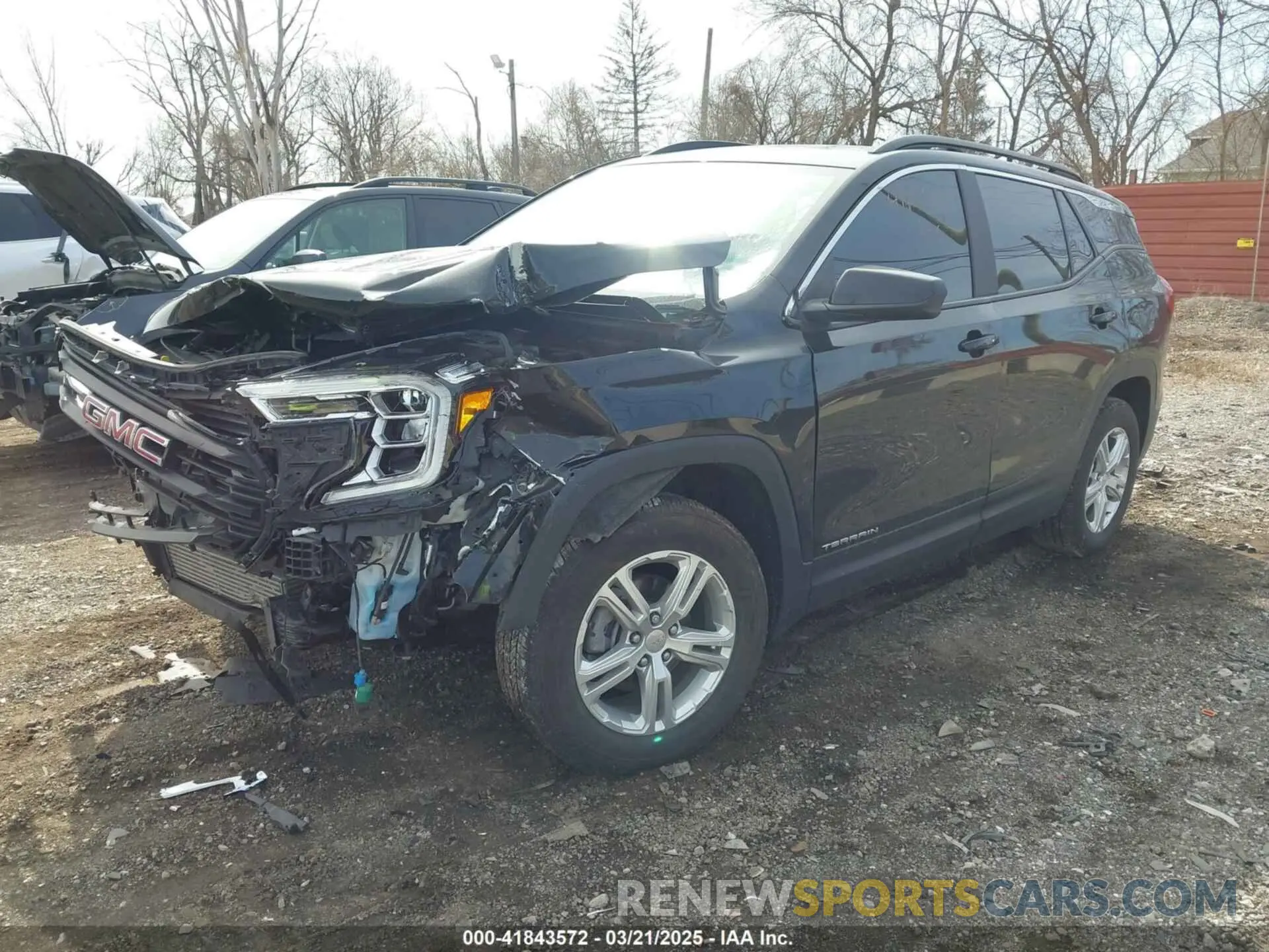 2 Photograph of a damaged car 3GKALTEV8NL128910 GMC TERRAIN 2022