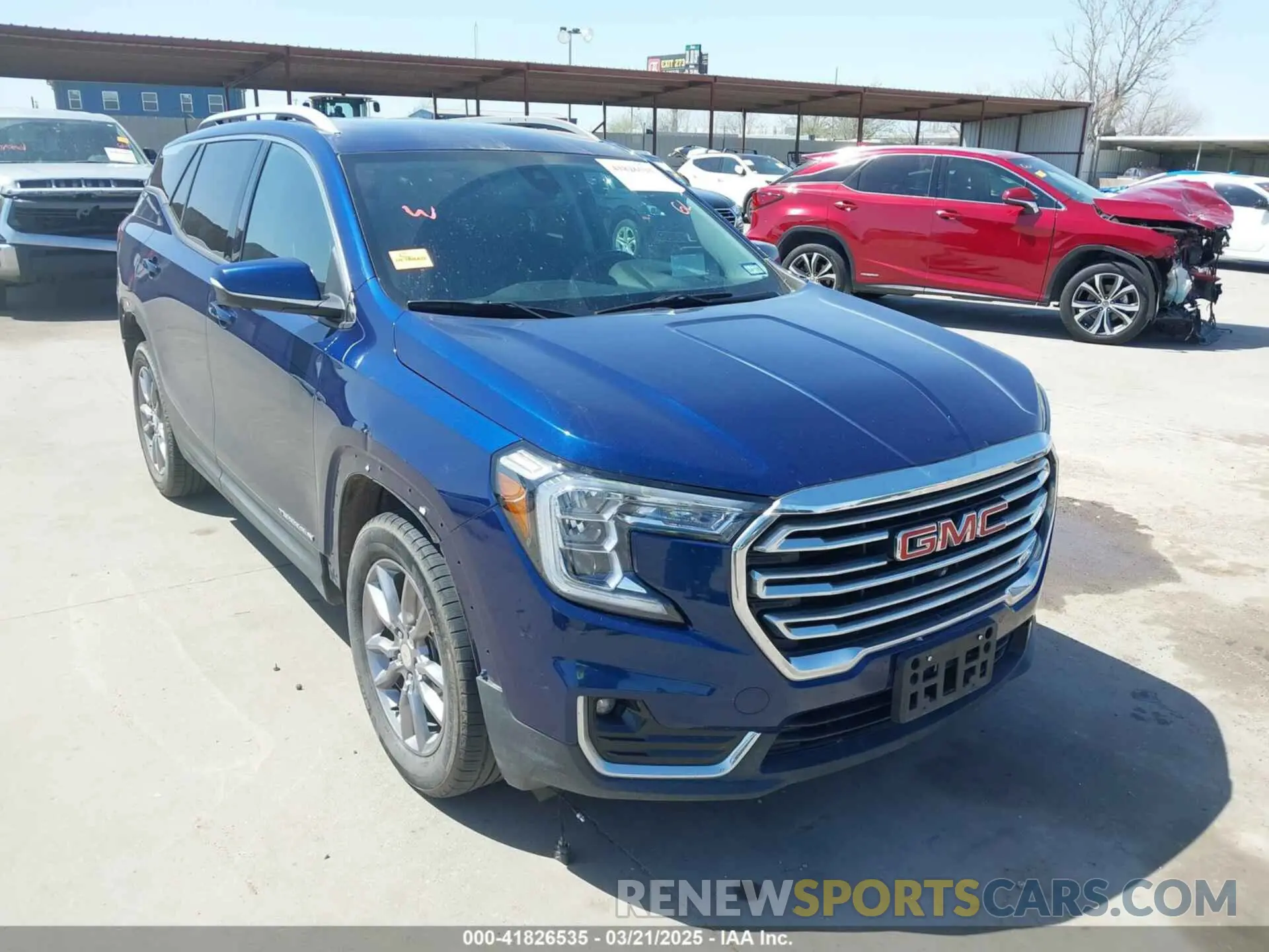 1 Photograph of a damaged car 3GKALVEV0NL183265 GMC TERRAIN 2022