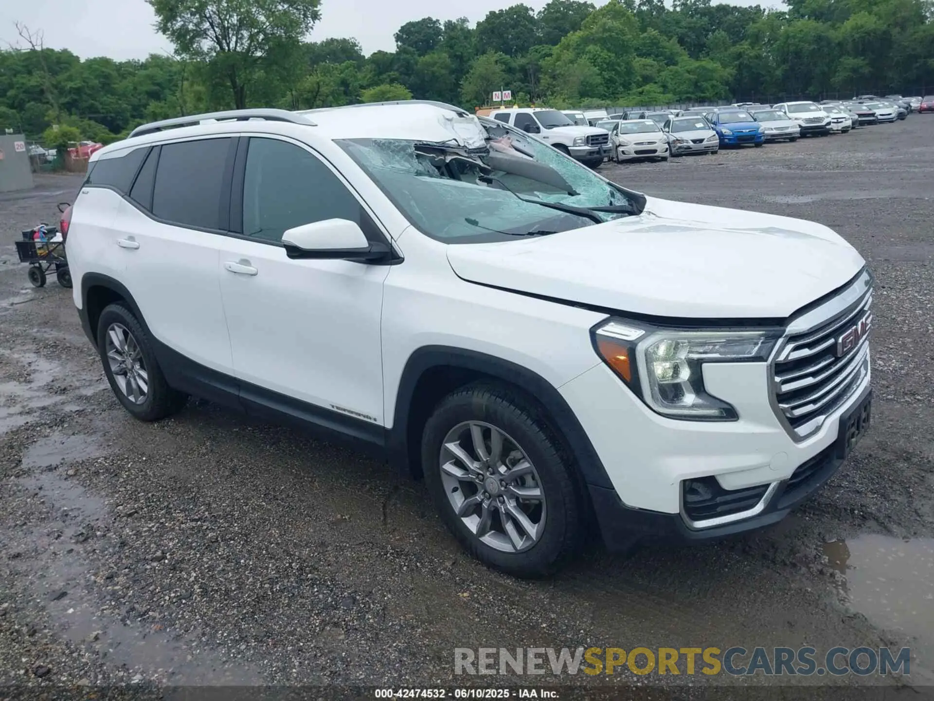 1 Photograph of a damaged car 3GKALVEV1NL164112 GMC TERRAIN 2022