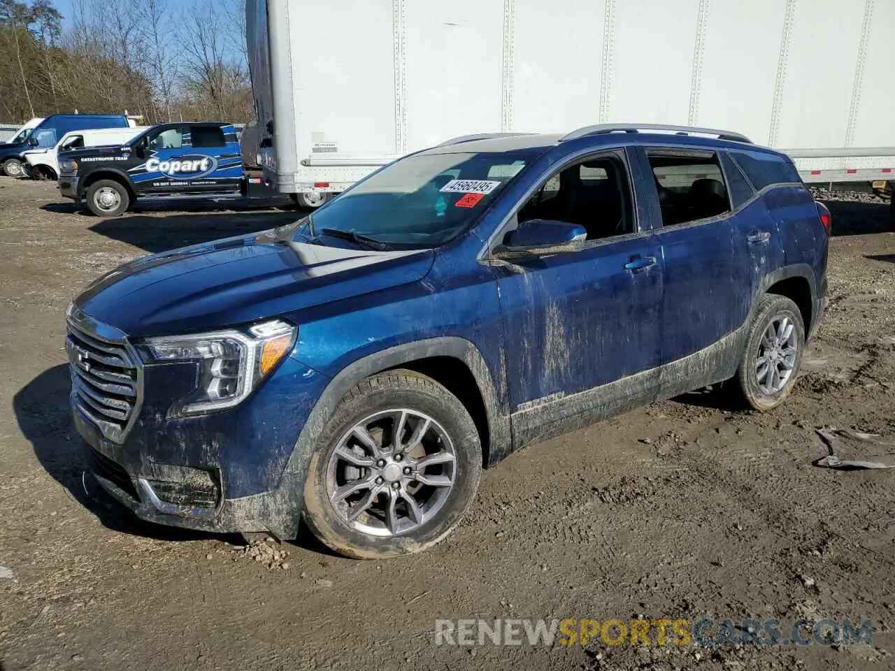 1 Photograph of a damaged car 3GKALVEV3NL241417 GMC TERRAIN 2022