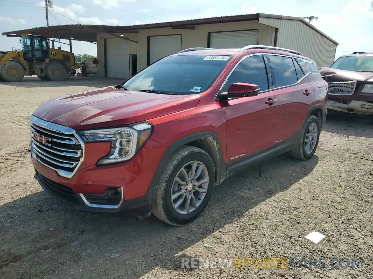 1 Photograph of a damaged car 3GKALVEV4NL162239 GMC TERRAIN 2022