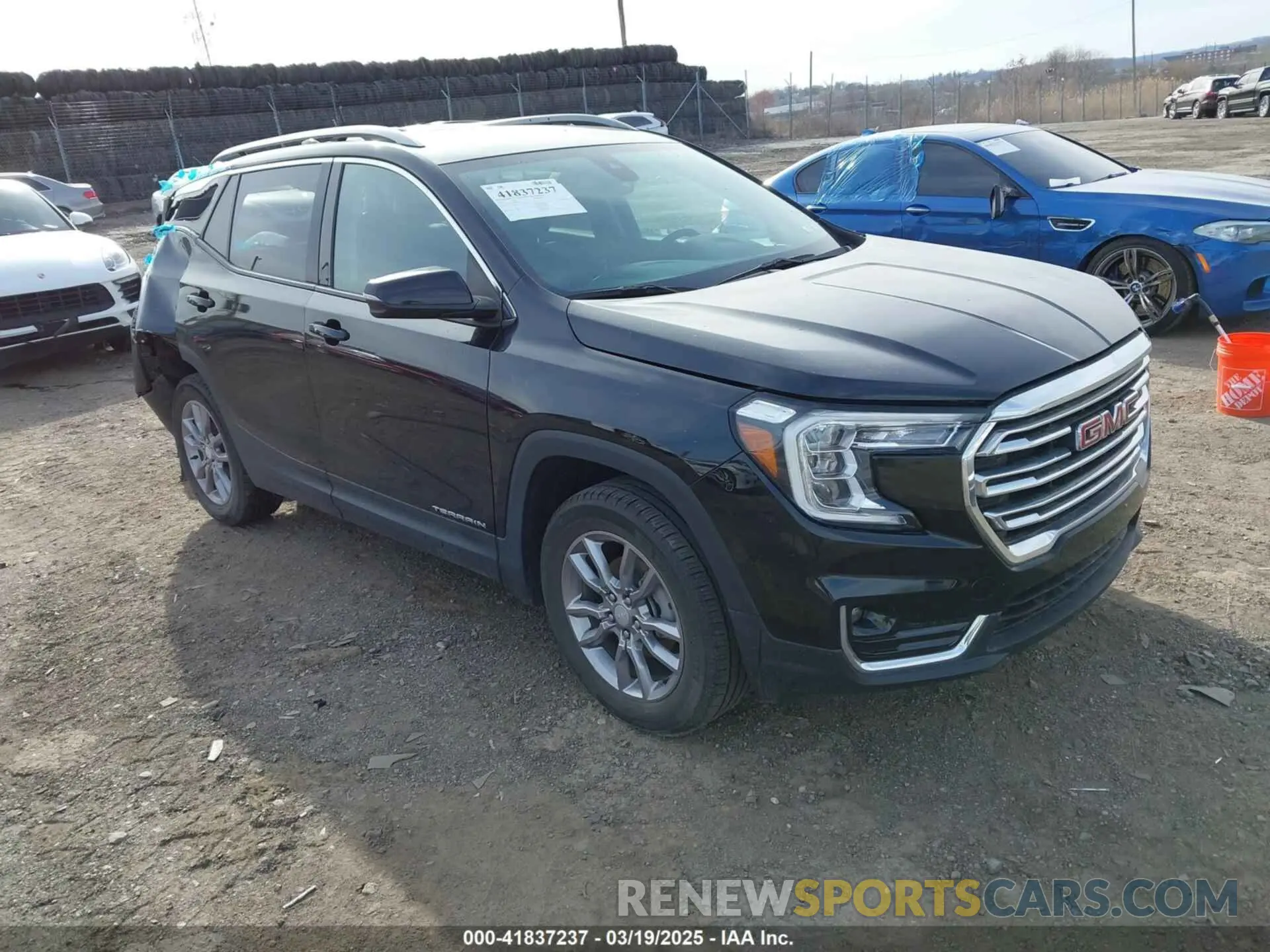 1 Photograph of a damaged car 3GKALVEV4NL287760 GMC TERRAIN 2022
