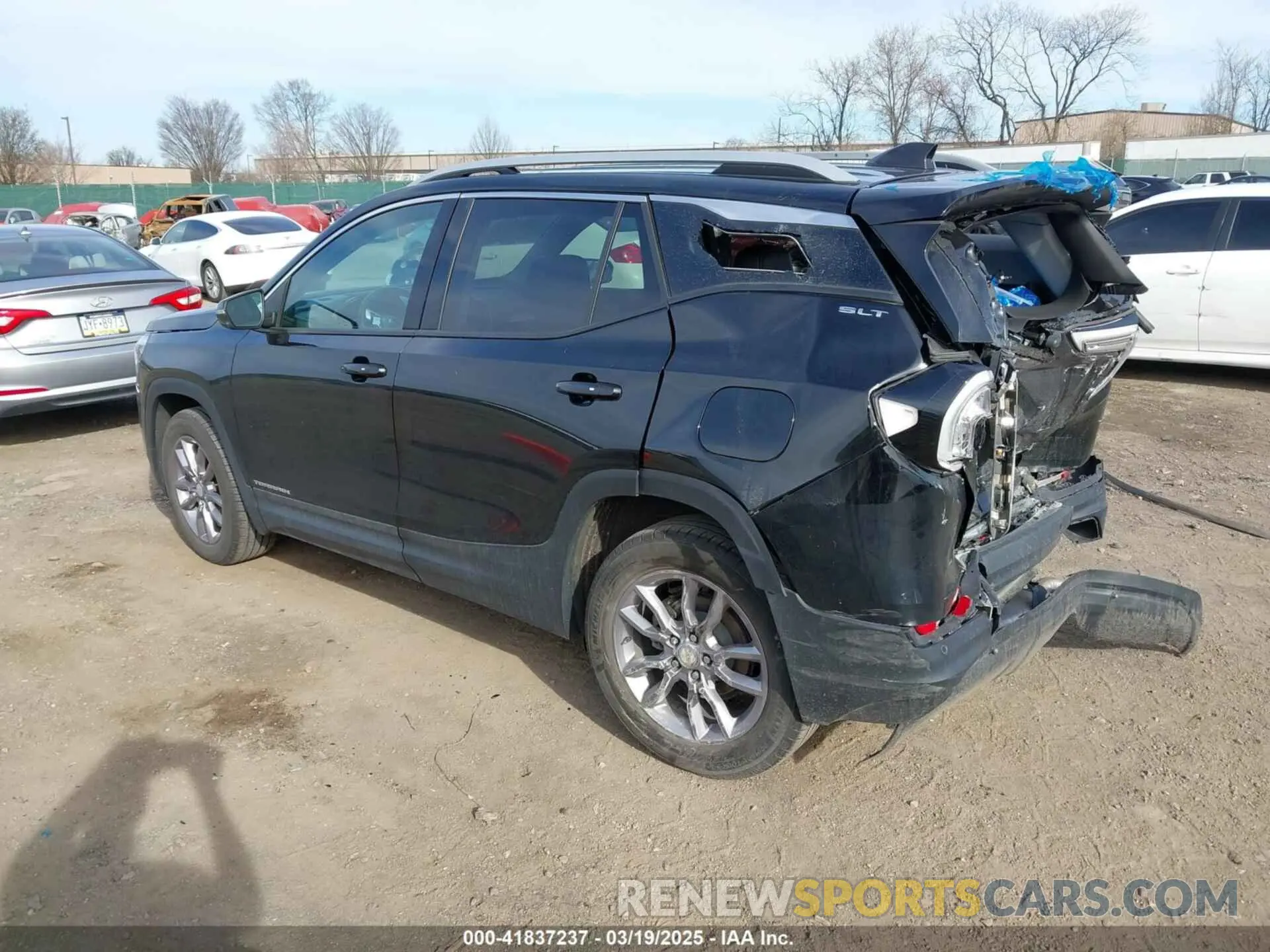 3 Photograph of a damaged car 3GKALVEV4NL287760 GMC TERRAIN 2022