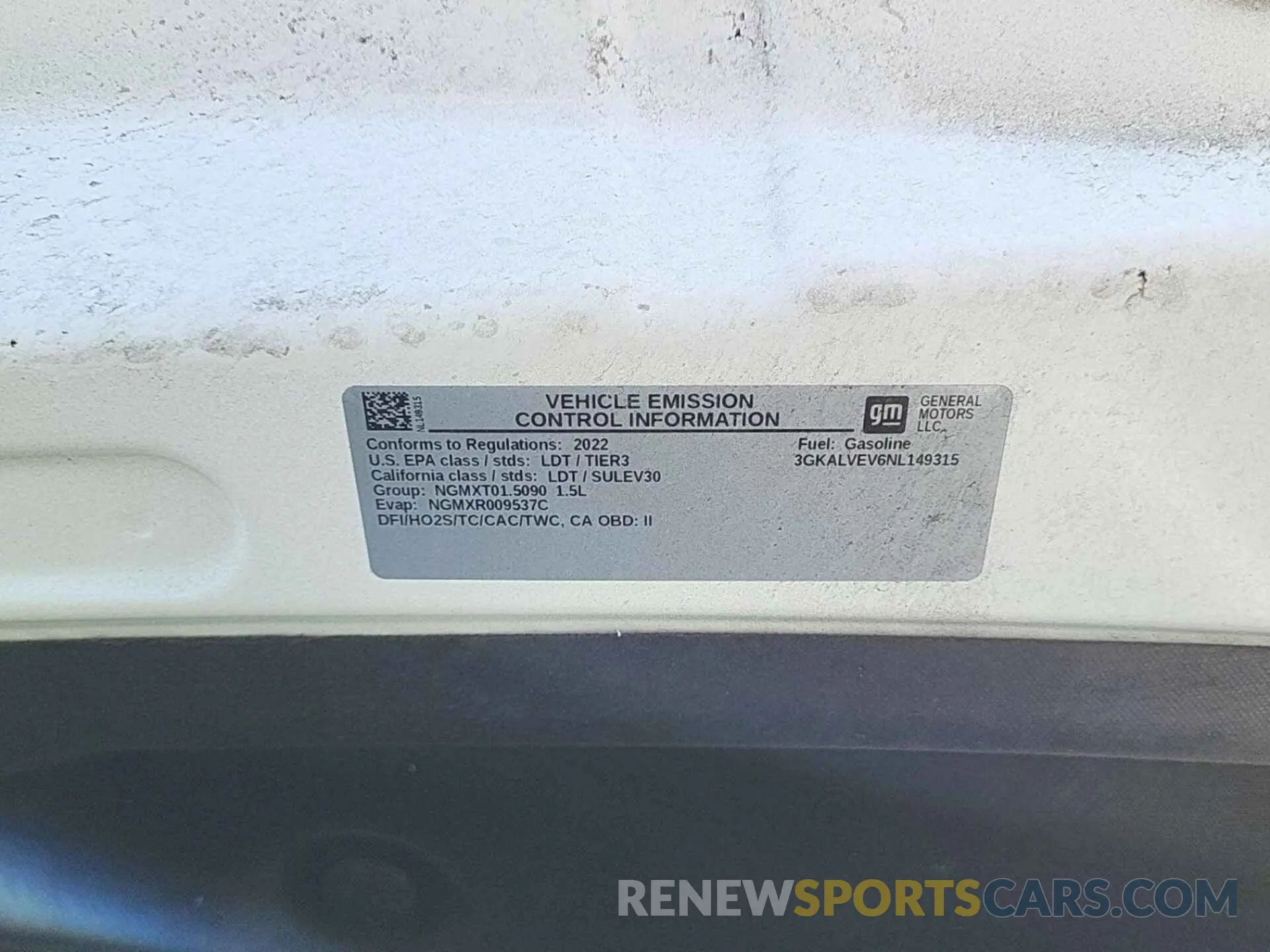 4 Photograph of a damaged car 3GKALVEV6NL149315 GMC TERRAIN 2022
