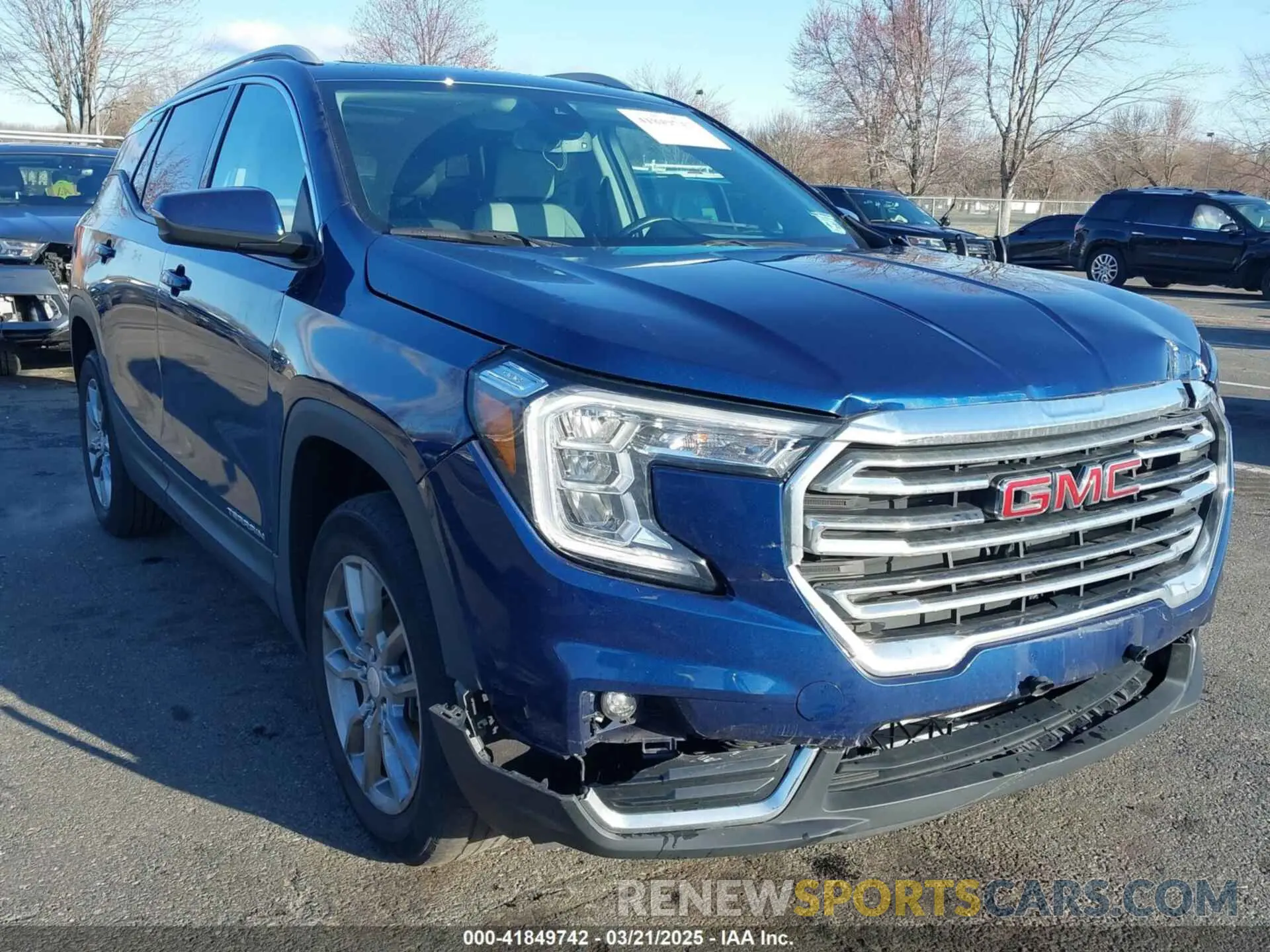 1 Photograph of a damaged car 3GKALVEV9NL173222 GMC TERRAIN 2022