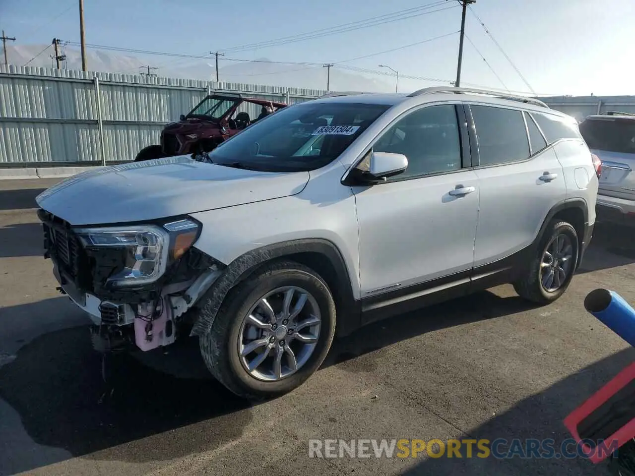 1 Photograph of a damaged car 3GKALVEVXNL102059 GMC TERRAIN 2022