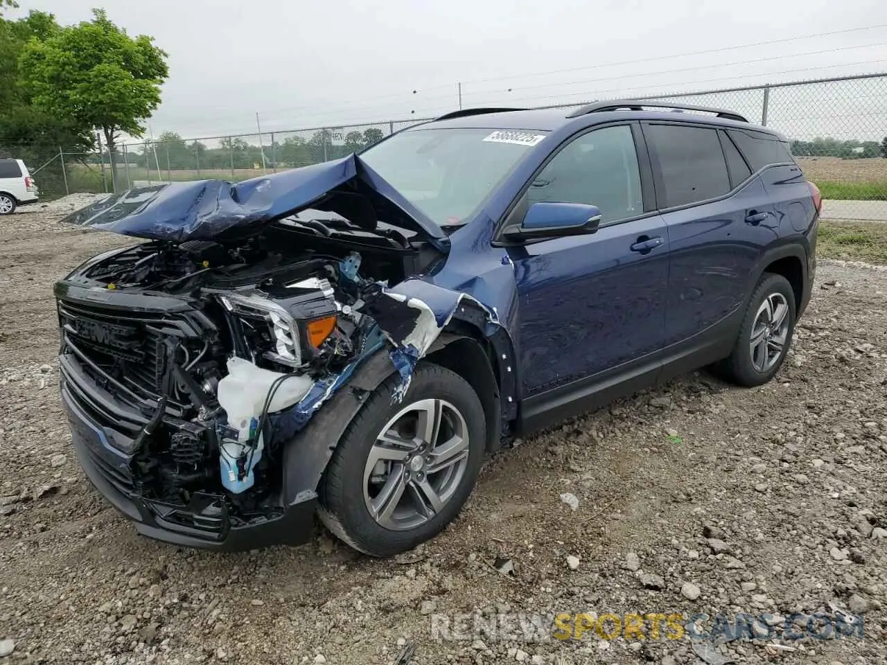1 Photograph of a damaged car 3GKALVEVXNL241463 GMC TERRAIN 2022
