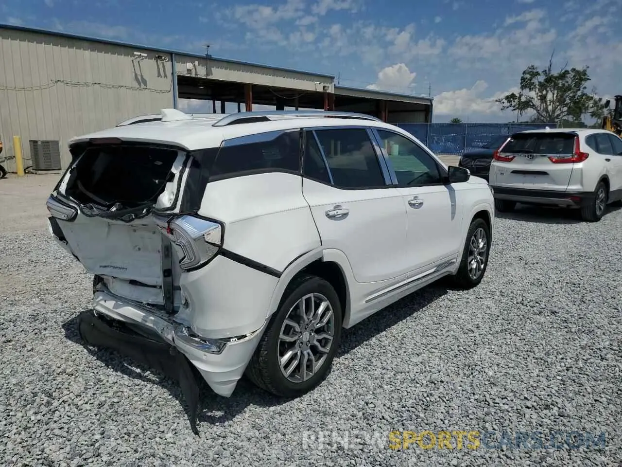 3 Photograph of a damaged car 3GKALXEV0NL296872 GMC TERRAIN 2022