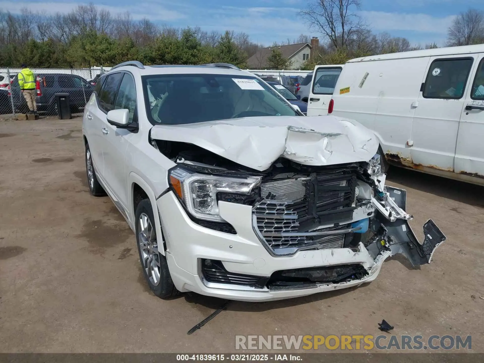 1 Photograph of a damaged car 3GKALXEV4NL192157 GMC TERRAIN 2022