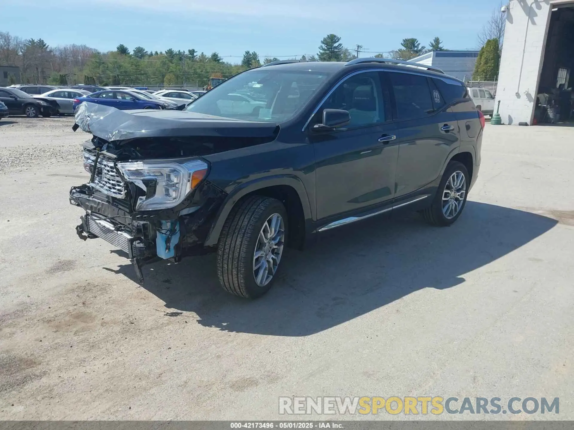 2 Photograph of a damaged car 3GKALXEV8NL236337 GMC TERRAIN 2022