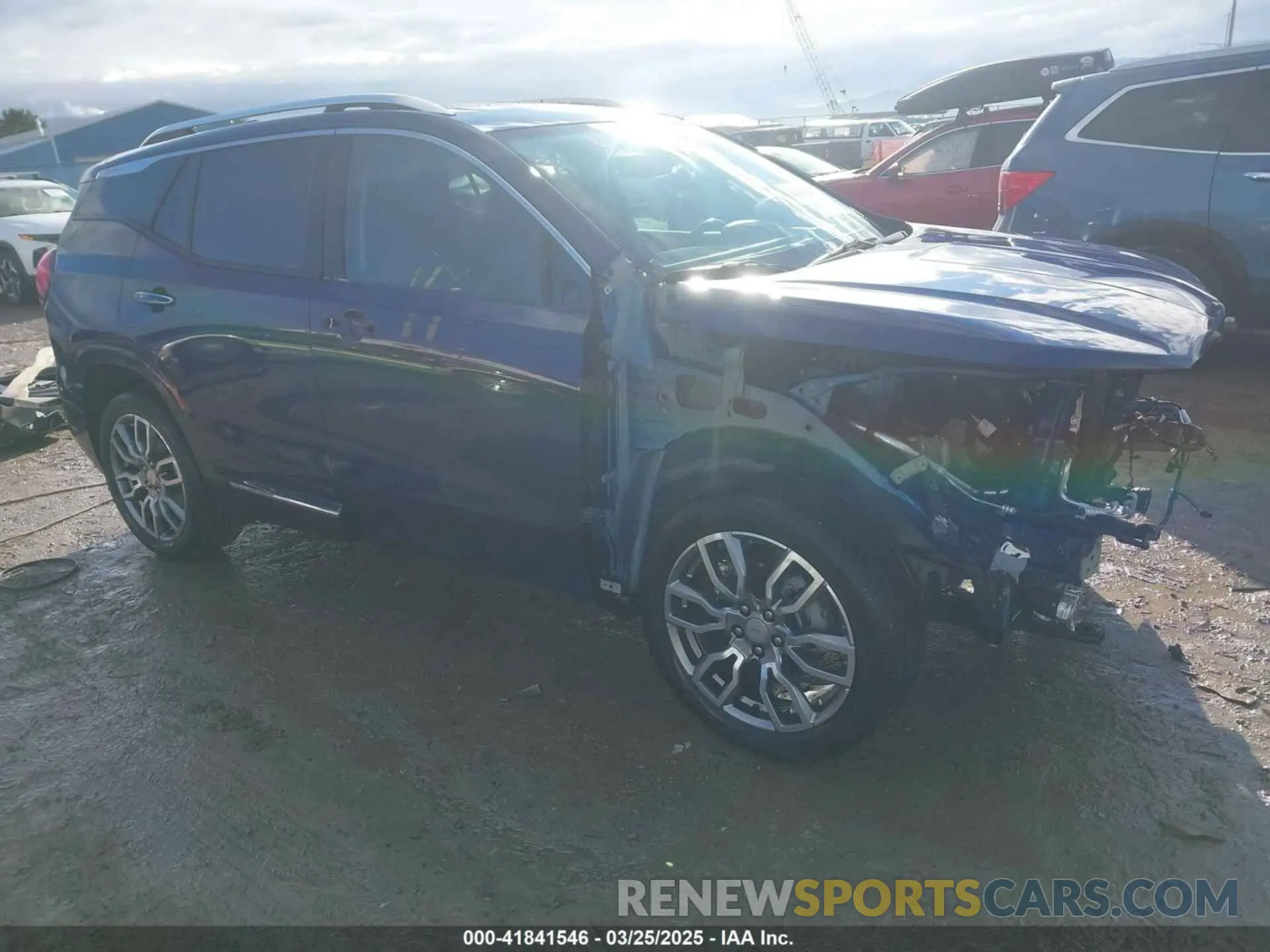 1 Photograph of a damaged car 3GKALXEV9NL285367 GMC TERRAIN 2022