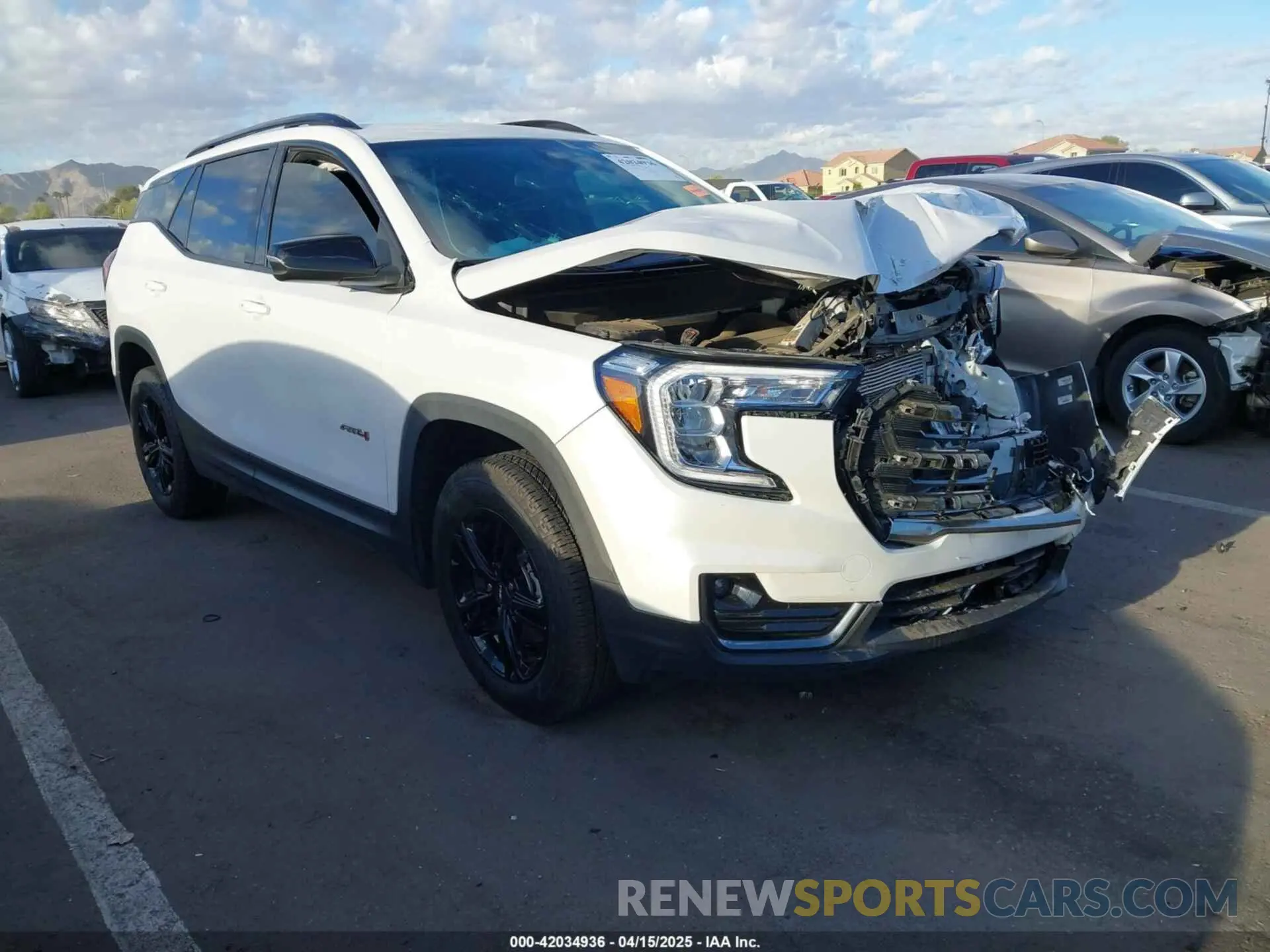 1 Photograph of a damaged car 3GKALYEV1NL163513 GMC TERRAIN 2022