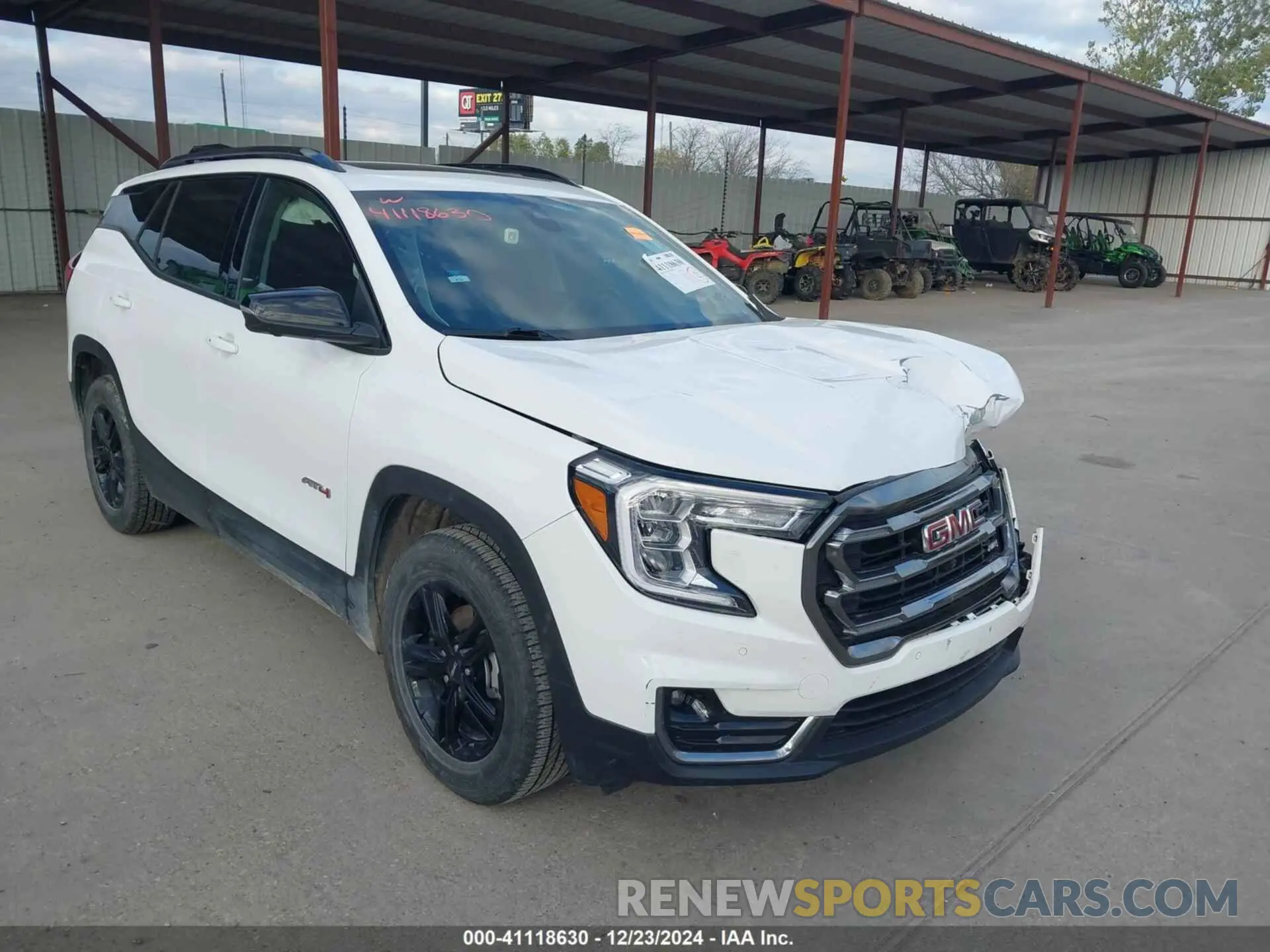 1 Photograph of a damaged car 3GKALYEV1NL296739 GMC TERRAIN 2022