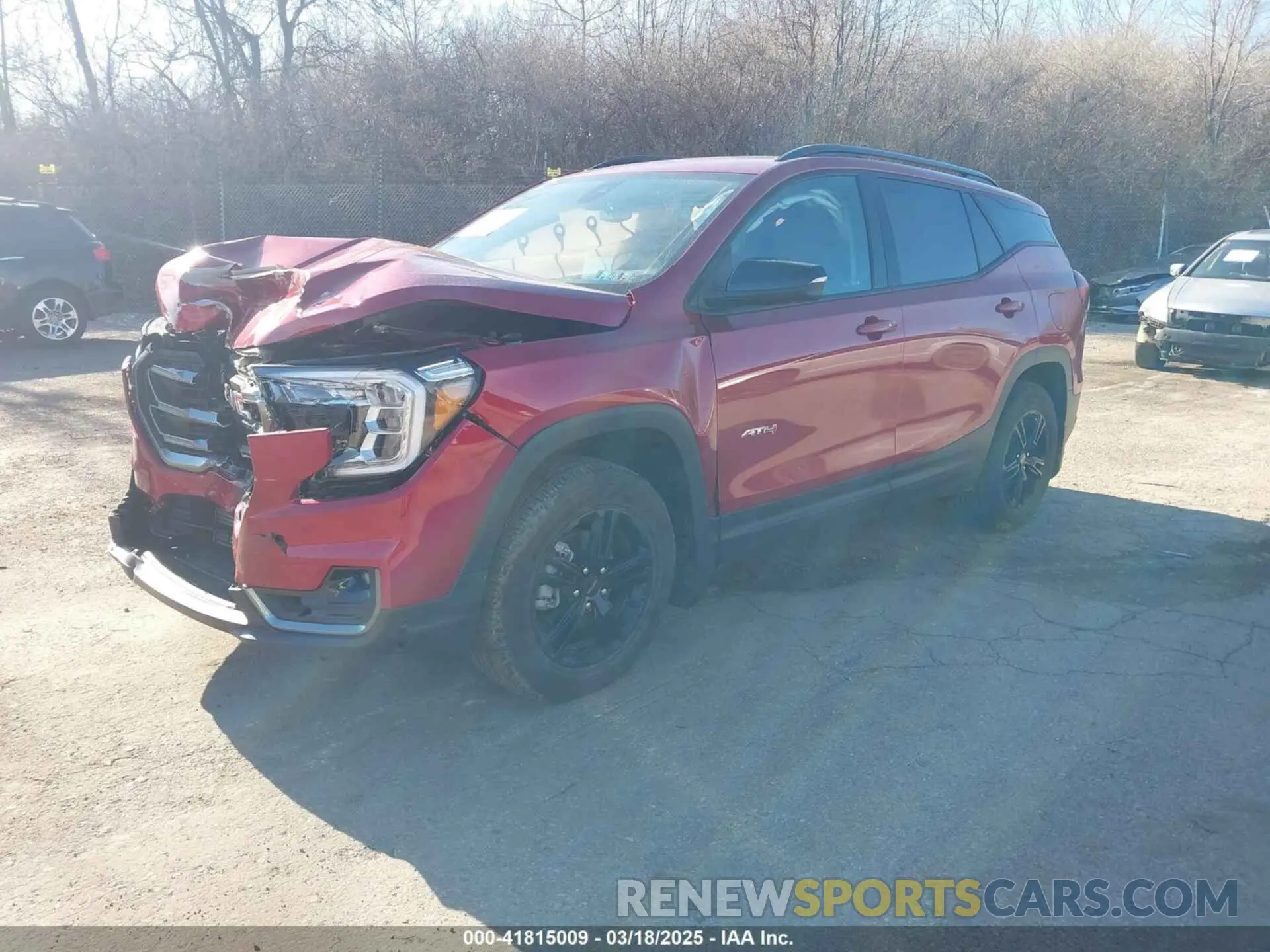 2 Photograph of a damaged car 3GKALYEV4NL195923 GMC TERRAIN 2022