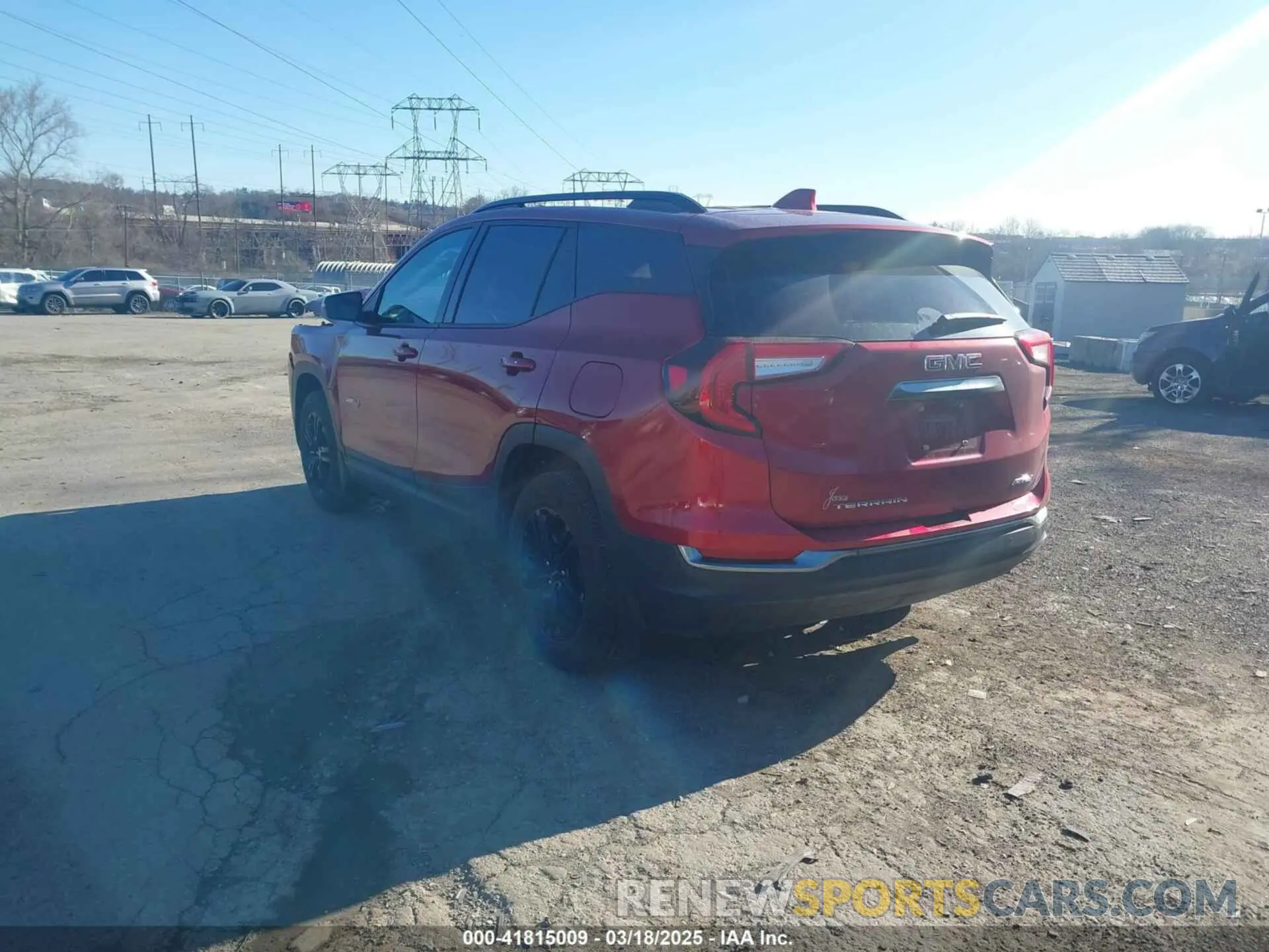 3 Photograph of a damaged car 3GKALYEV4NL195923 GMC TERRAIN 2022