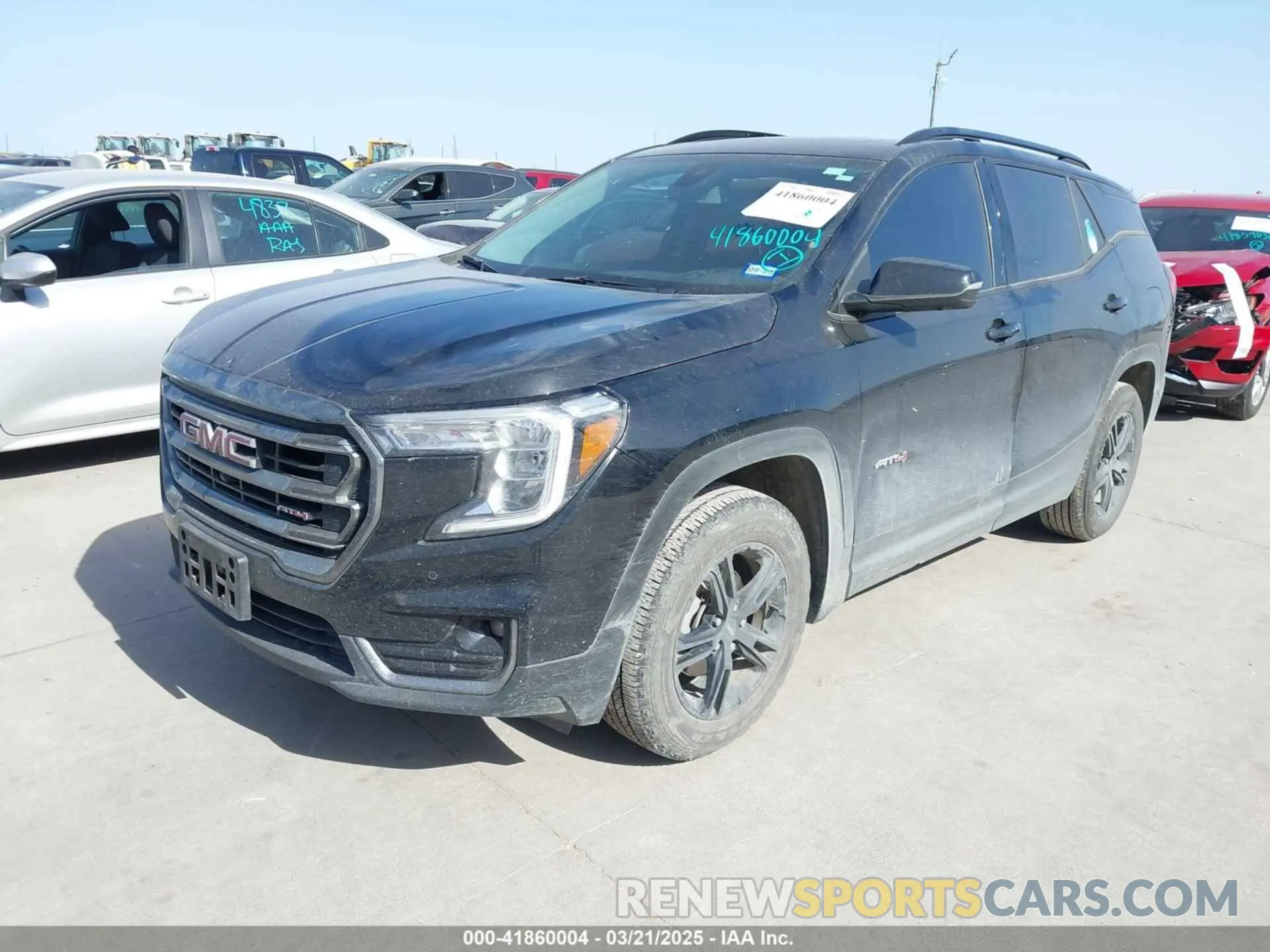 2 Photograph of a damaged car 3GKALYEVXNL286596 GMC TERRAIN 2022