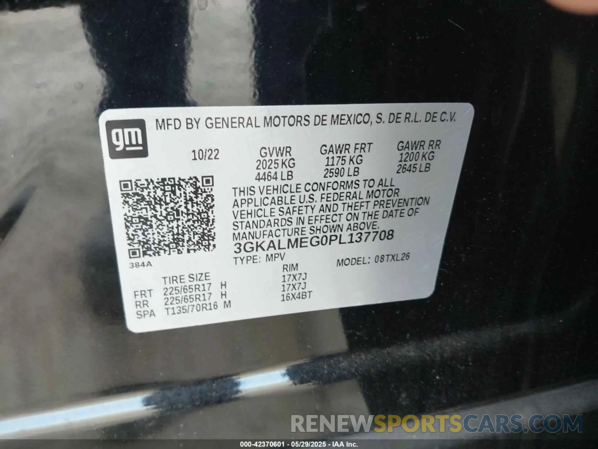 9 Photograph of a damaged car 3GKALMEG0PL137708 GMC TERRAIN 2023