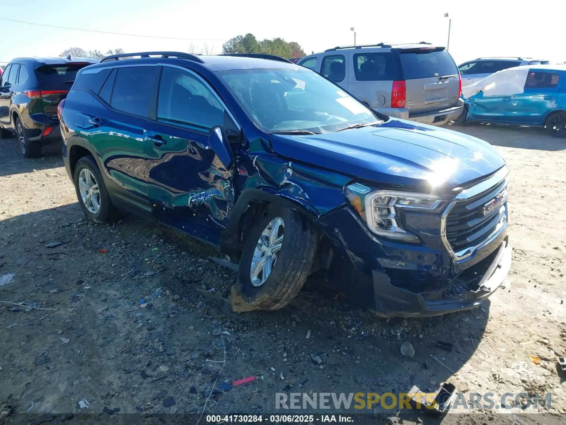 6 Photograph of a damaged car 3GKALMEG0PL176959 GMC TERRAIN 2023