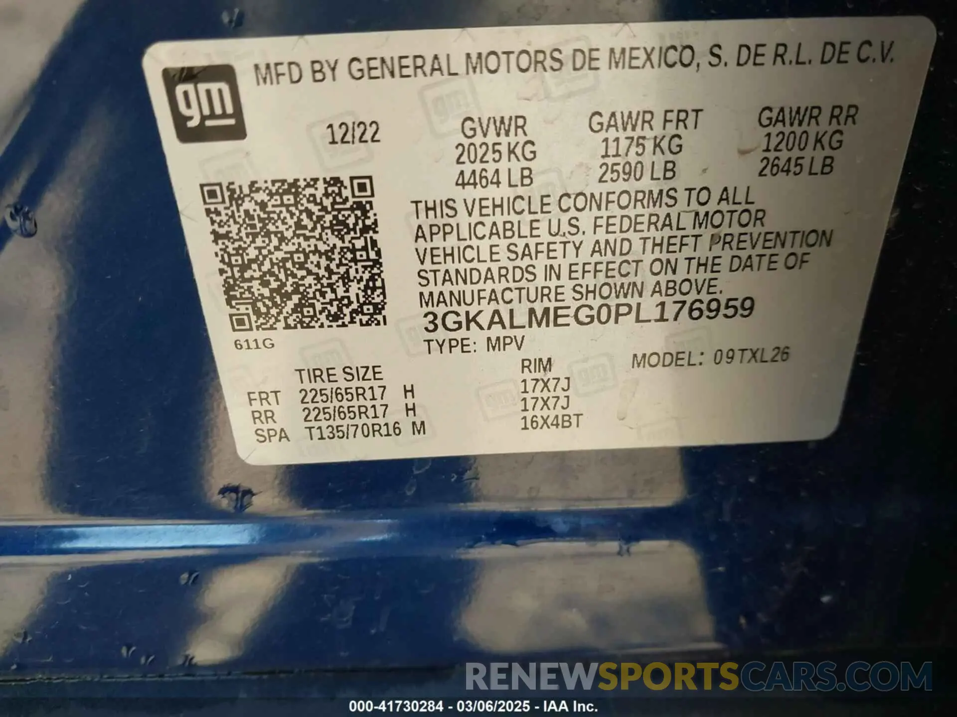 9 Photograph of a damaged car 3GKALMEG0PL176959 GMC TERRAIN 2023