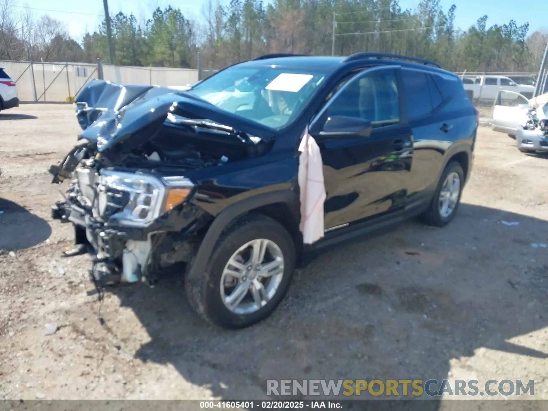 2 Photograph of a damaged car 3GKALMEG0PL255094 GMC TERRAIN 2023