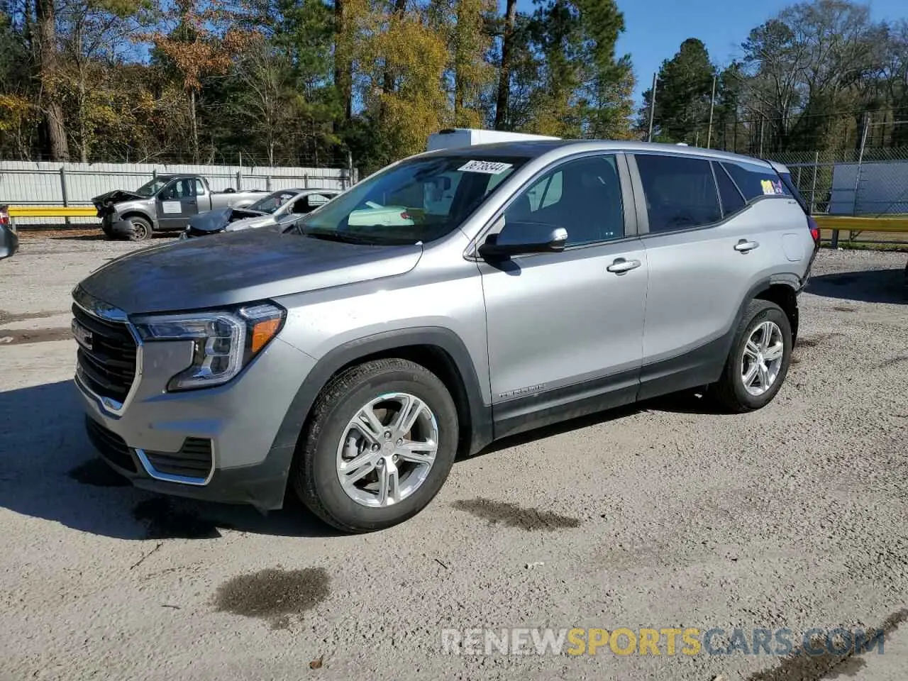 1 Photograph of a damaged car 3GKALMEG3PL264033 GMC TERRAIN 2023