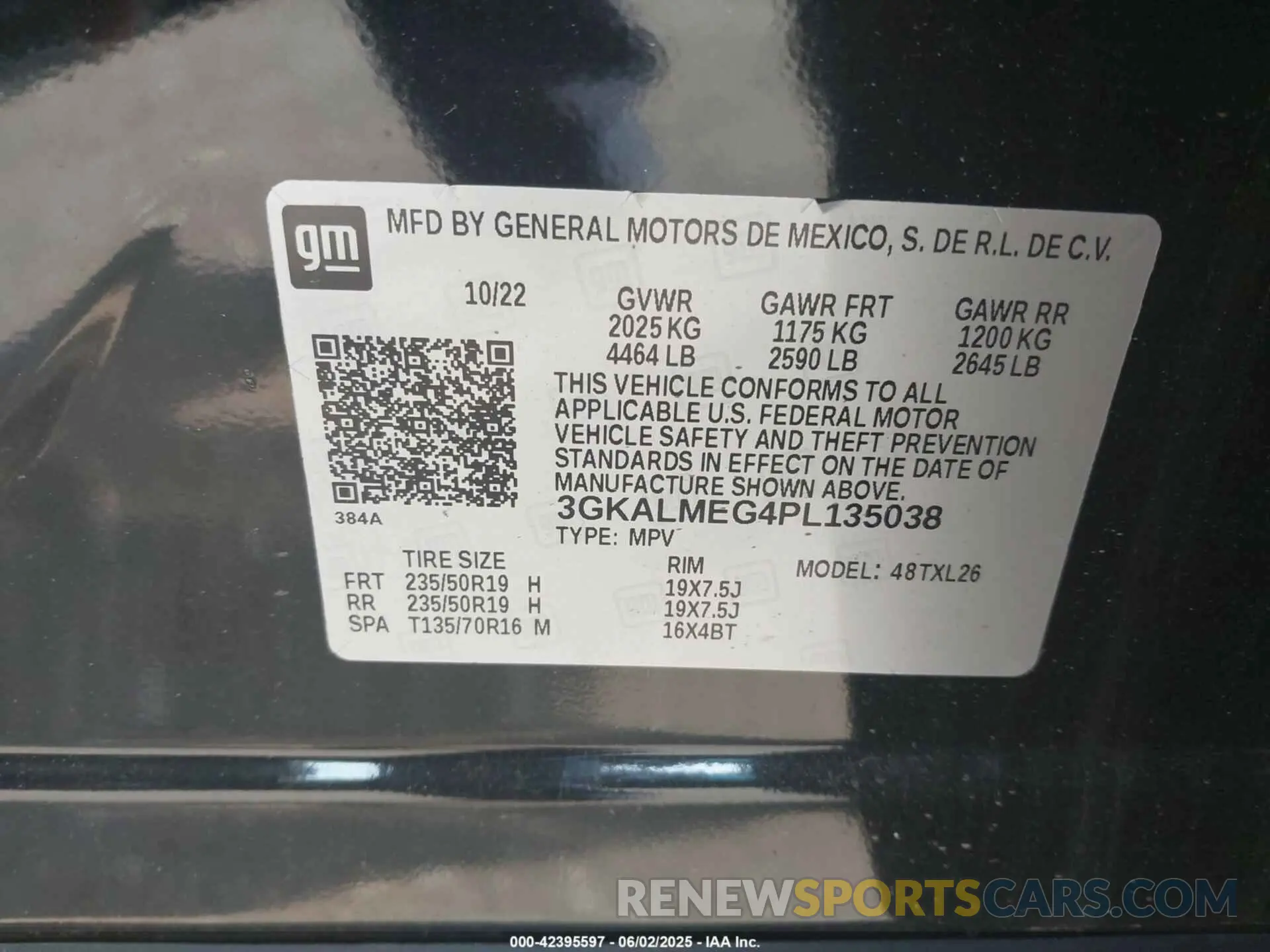 9 Photograph of a damaged car 3GKALMEG4PL135038 GMC TERRAIN 2023