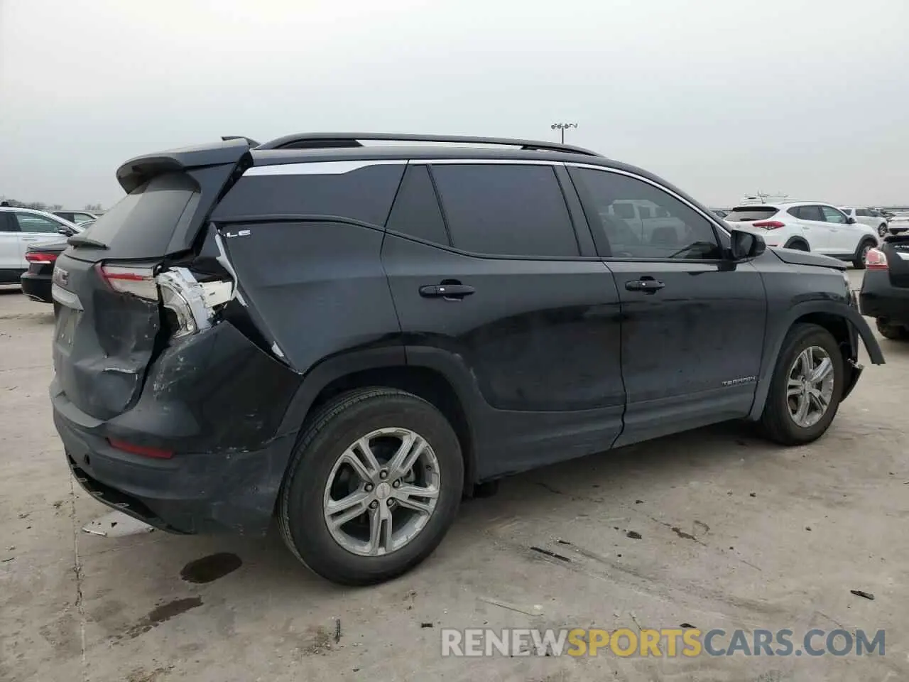3 Photograph of a damaged car 3GKALMEG6PL176545 GMC TERRAIN 2023