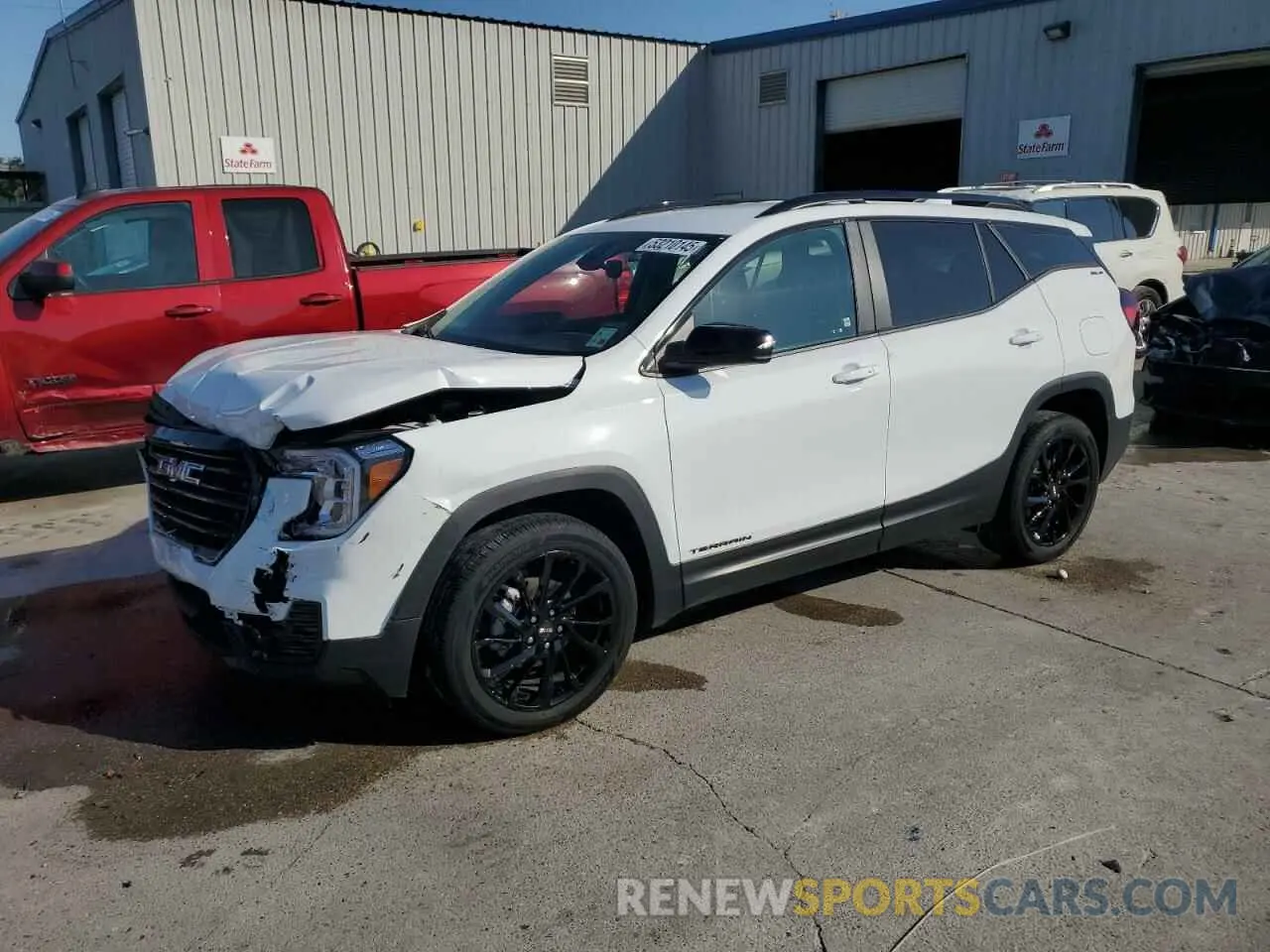1 Photograph of a damaged car 3GKALMEG8PL197297 GMC TERRAIN 2023