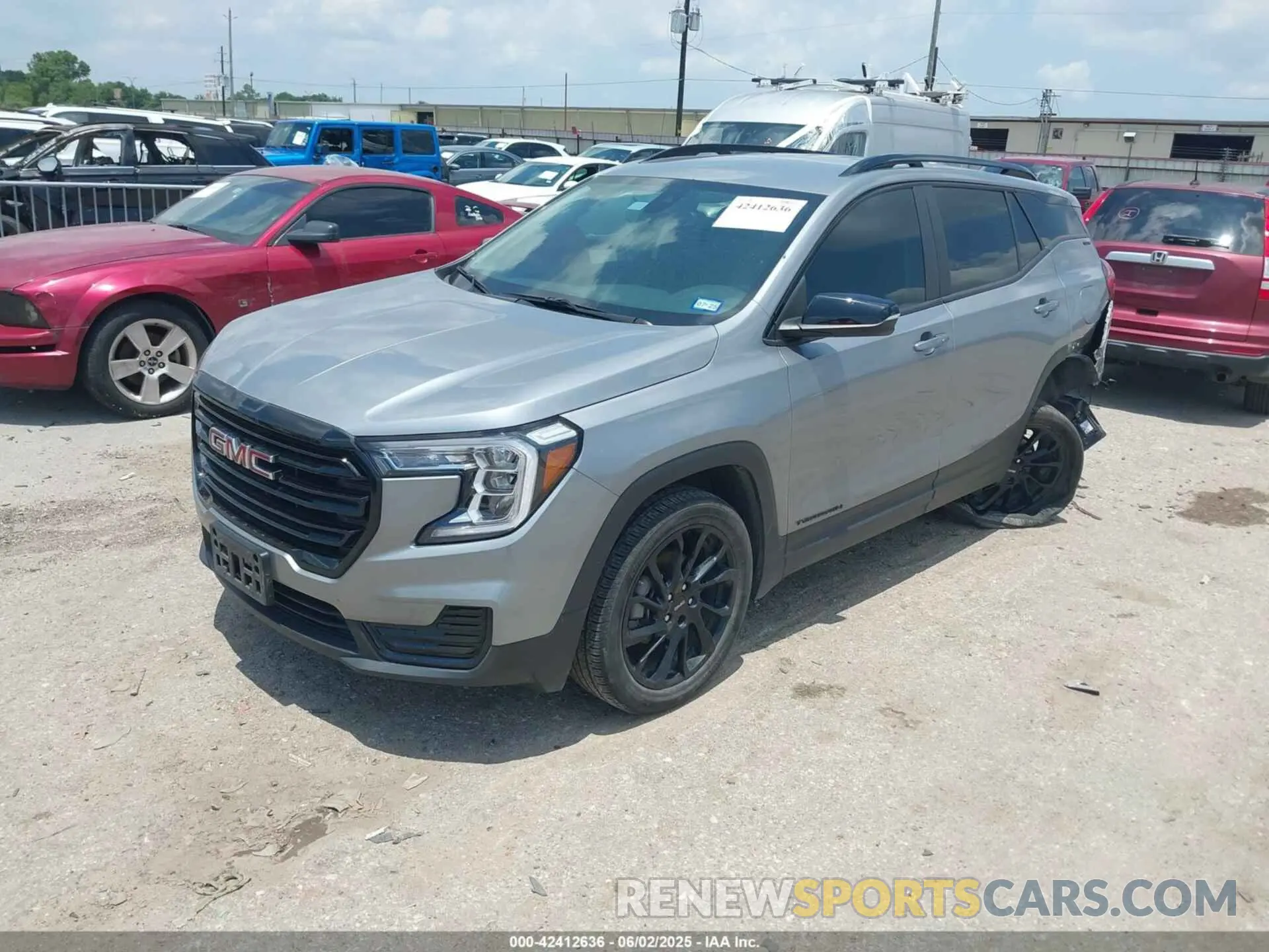 2 Photograph of a damaged car 3GKALMEG9PL247978 GMC TERRAIN 2023