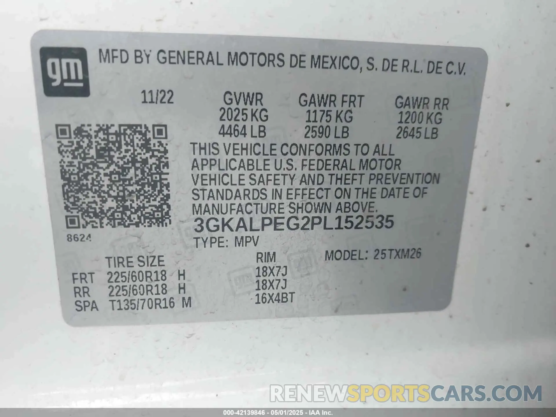 9 Photograph of a damaged car 3GKALPEG2PL152535 GMC TERRAIN 2023
