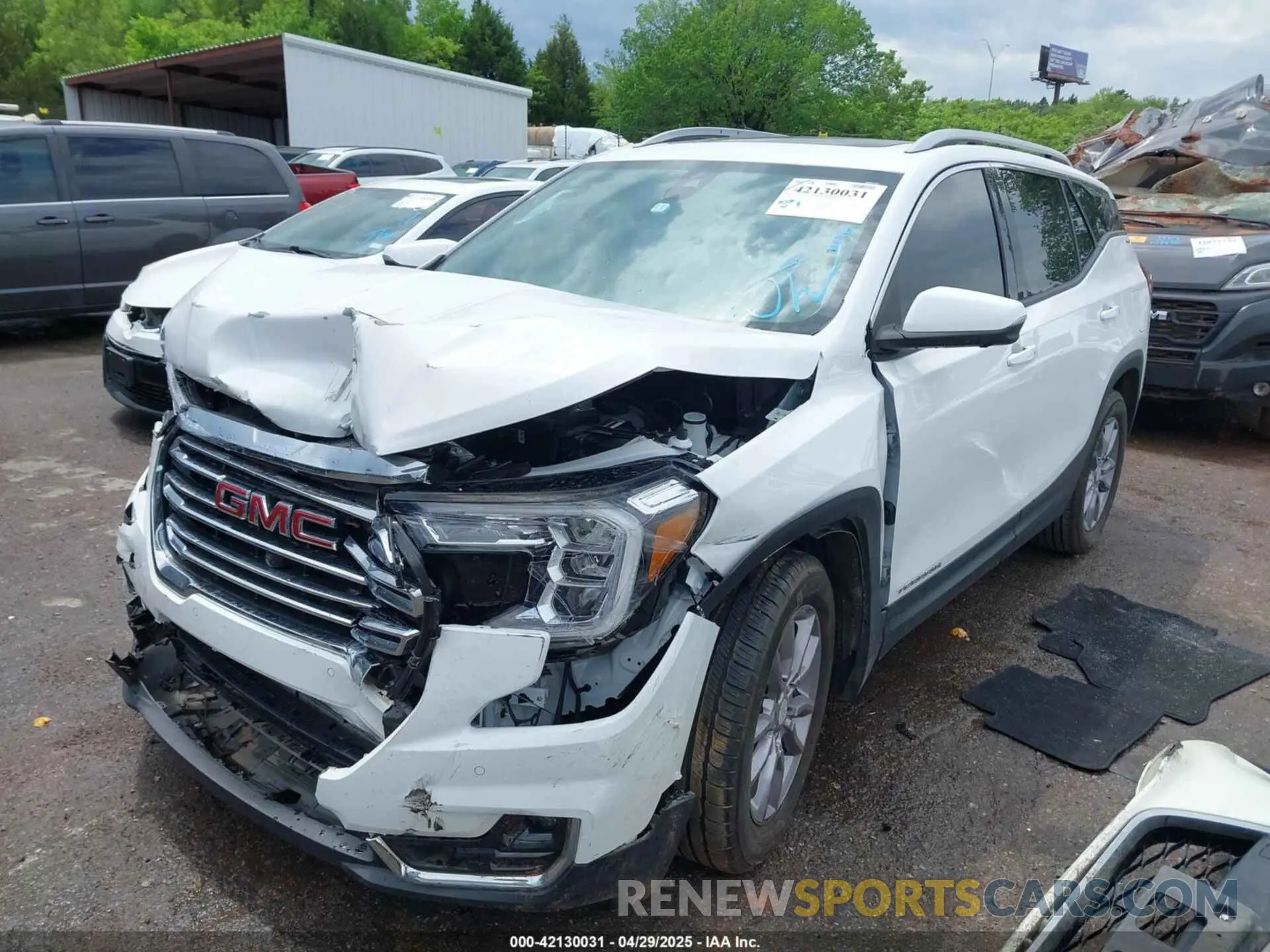 2 Photograph of a damaged car 3GKALPEG4PL266410 GMC TERRAIN 2023