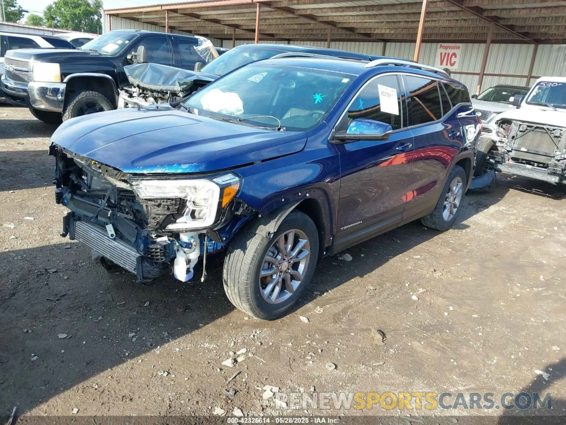 2 Photograph of a damaged car 3GKALPEG9PL191154 GMC TERRAIN 2023
