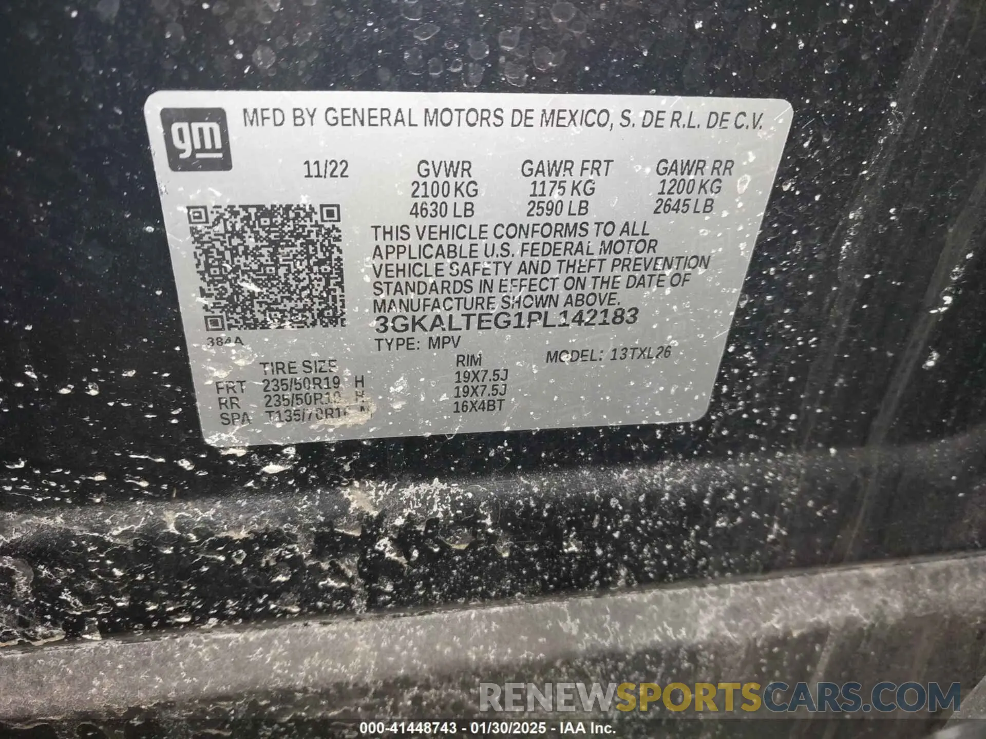 9 Photograph of a damaged car 3GKALTEG1PL142183 GMC TERRAIN 2023