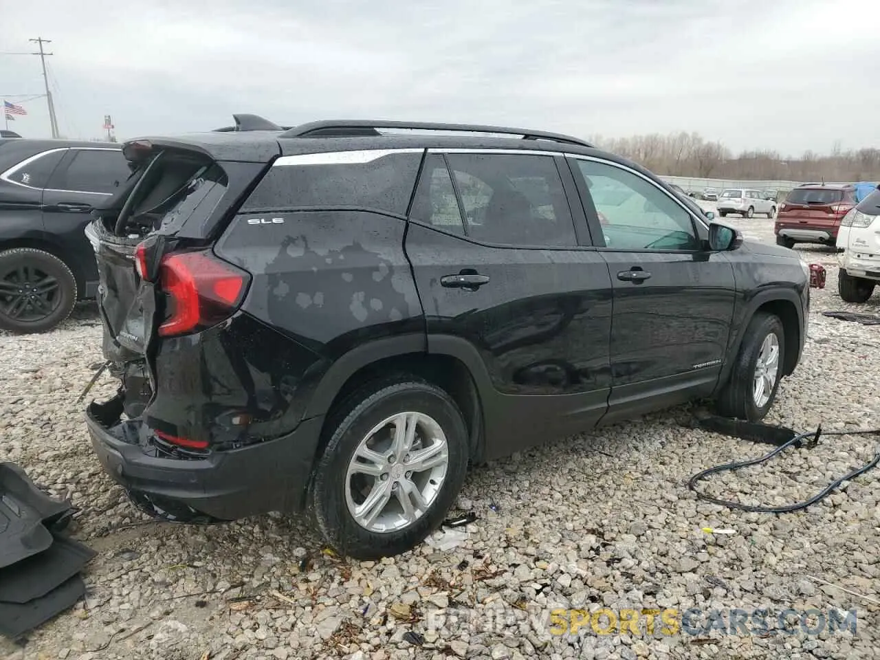 3 Photograph of a damaged car 3GKALTEG1PL208683 GMC TERRAIN 2023